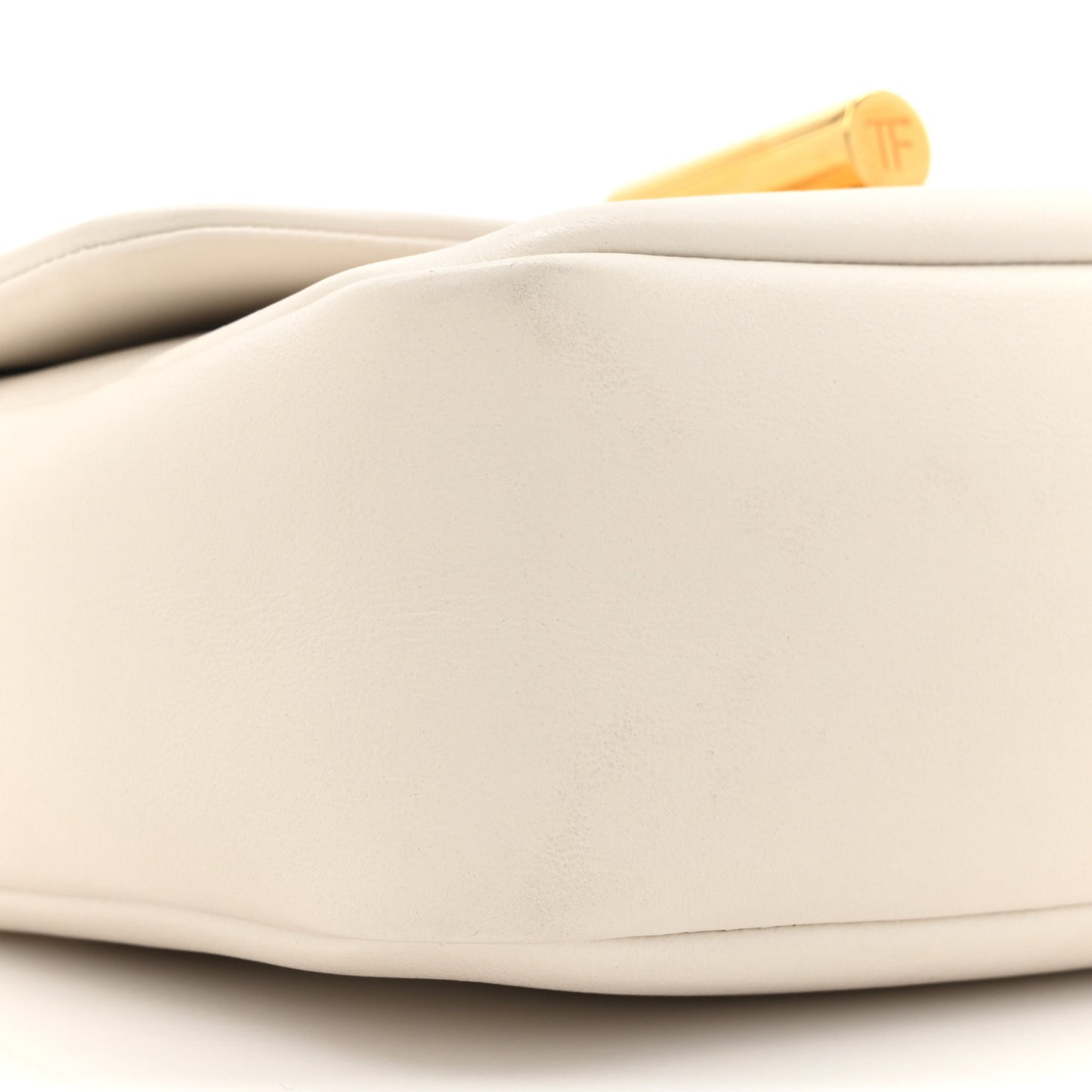 Calfskin Natalia Chain Bag White