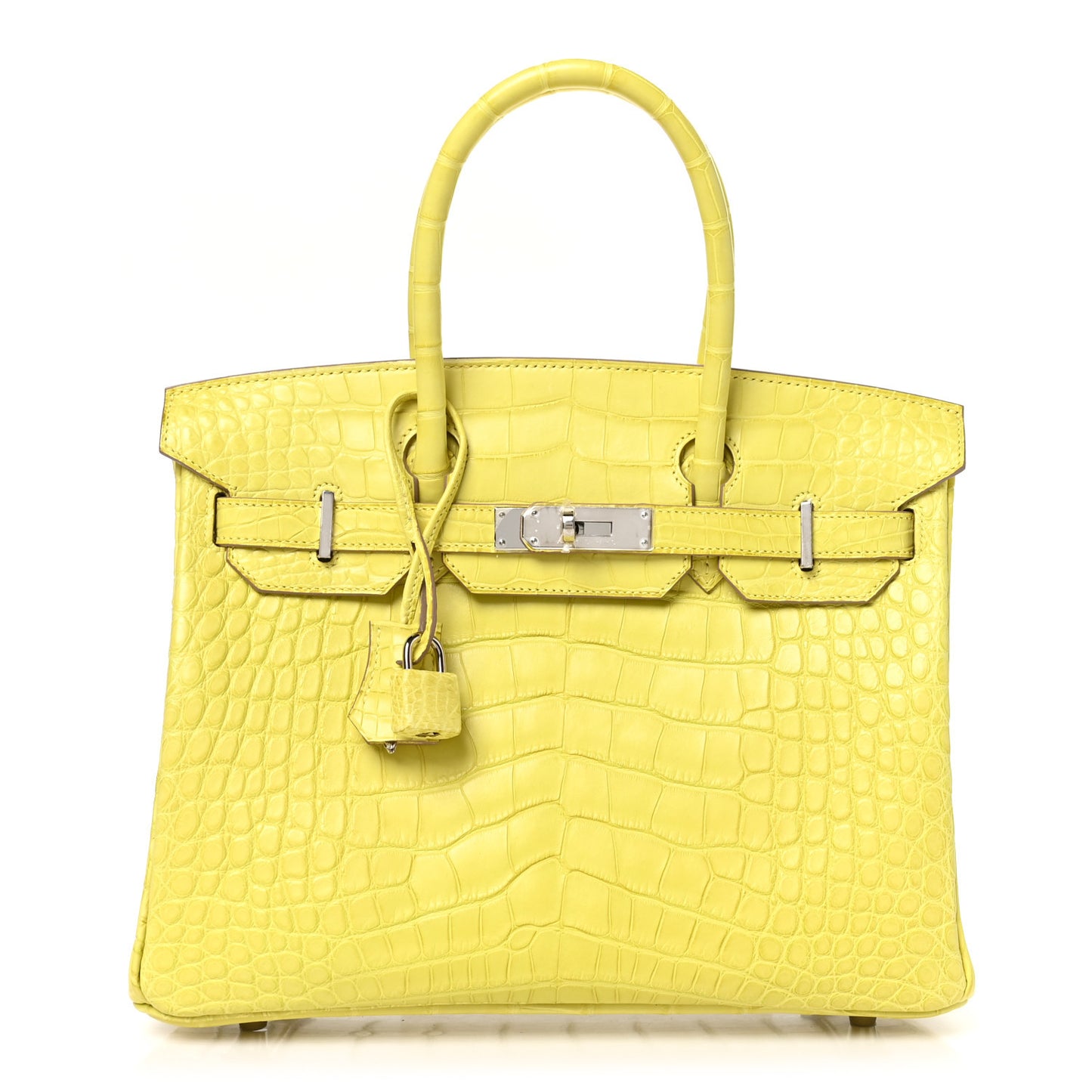Matte Alligator Birkin 30 Lime