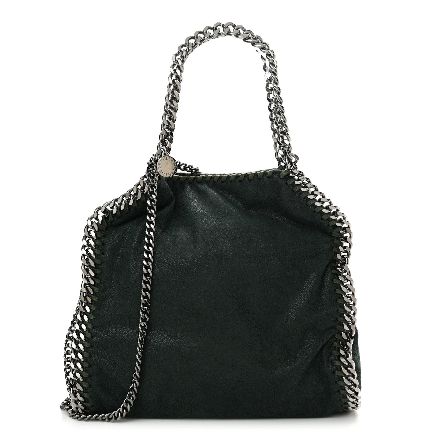 Shaggy Deer Mini Falabella Fold Over Tote Pine