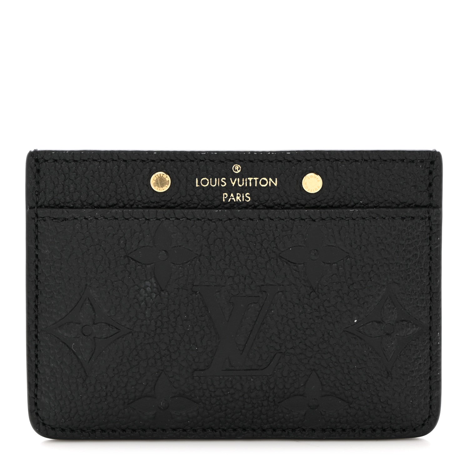 Louis Vuitton Empreinte Card Holder Black 1 of 7