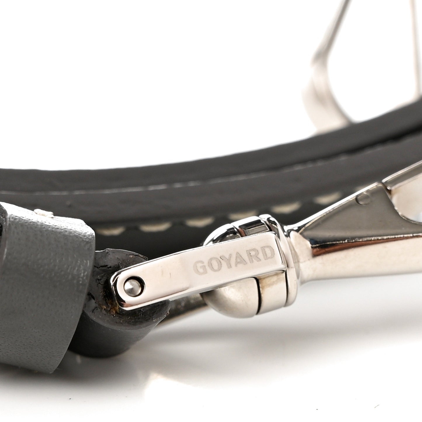 Calfskin Adjustable Shoulder Strap Grey