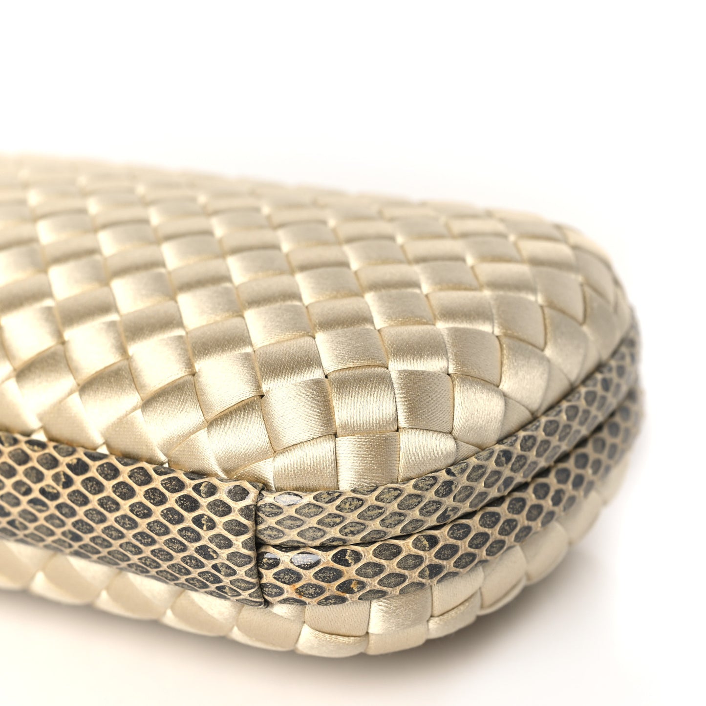 Satin Intreccio Impero Ayers Knot Clutch