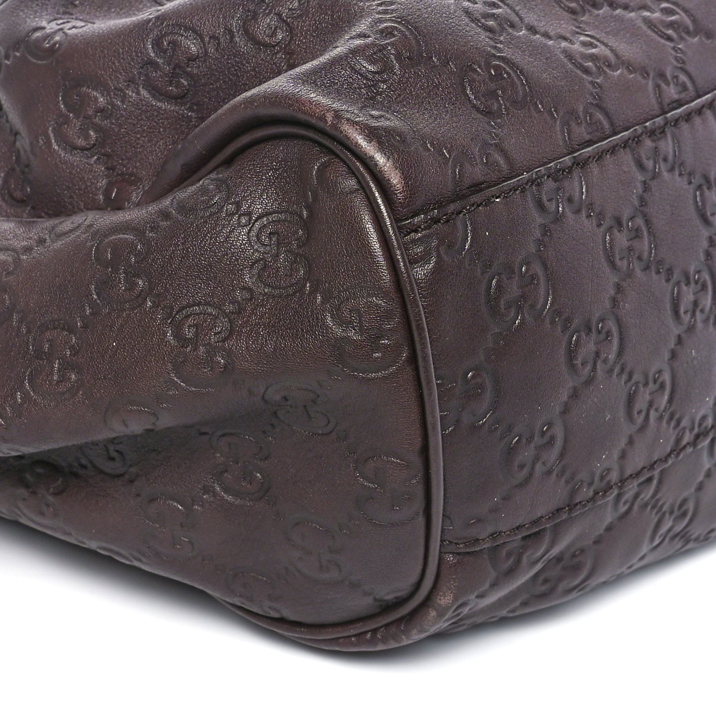 Guccissima Medium Sukey Tote Chocolate