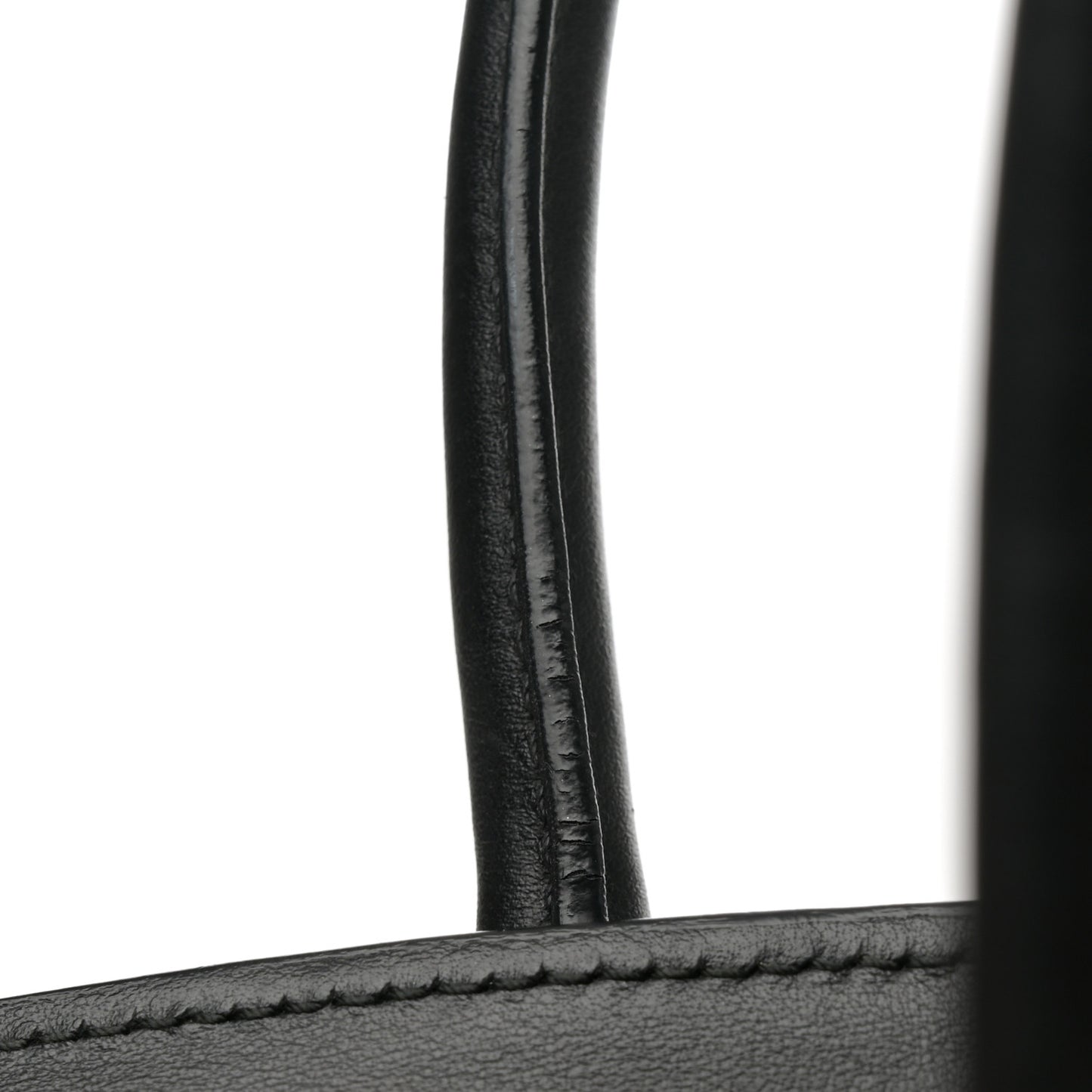 Saffiano City Calfskin Medium Esplanade Tote Palissandro Black