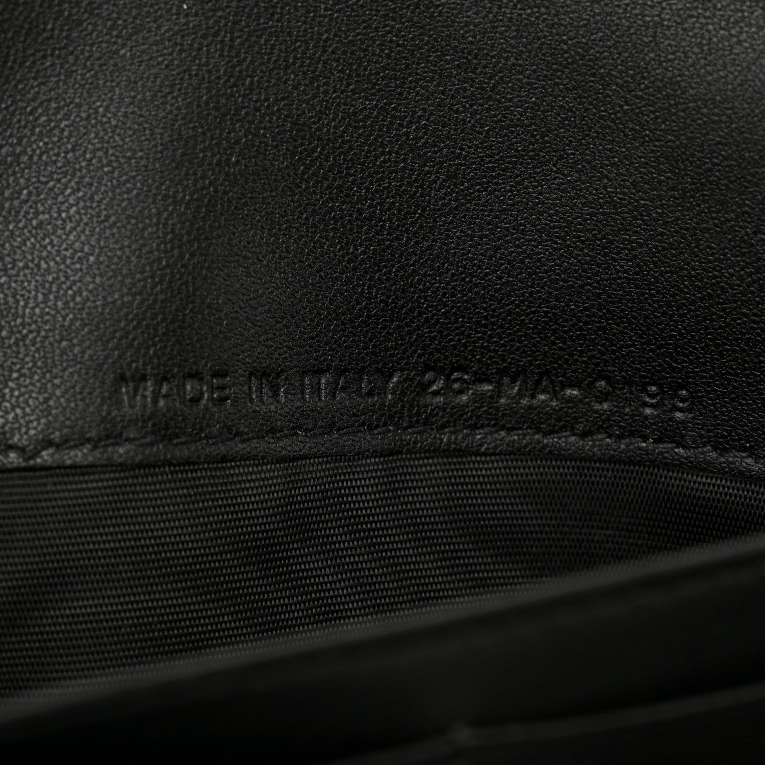 Christian Dior Grained Calfskin Diorama Croisiere Chain Wallet Black 7 of 10