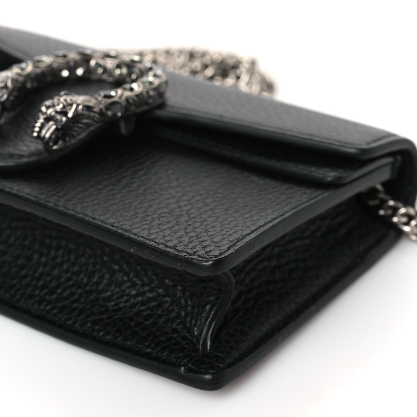 Calfskin Super Mini Dionysus Shoulder Bag Black