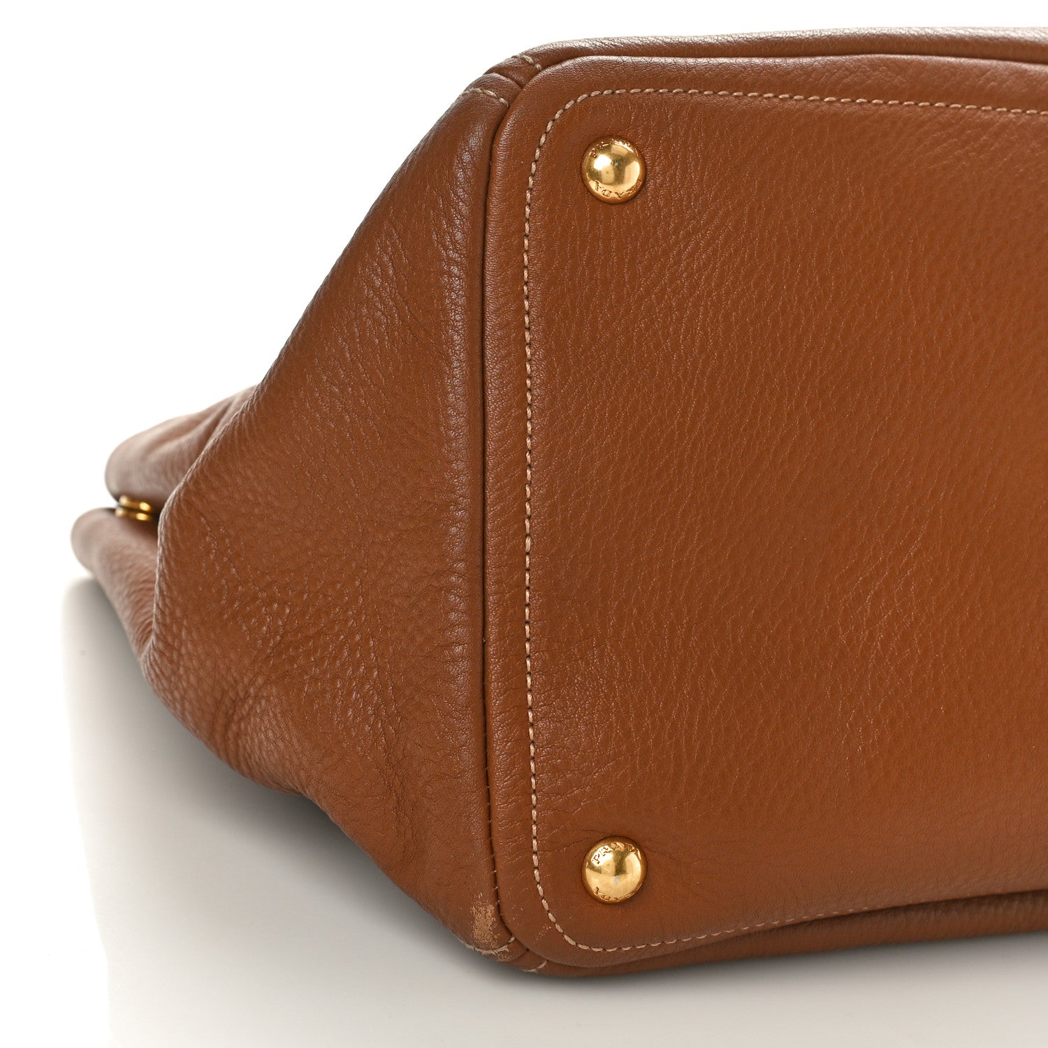 Prada Vitello Daino Tote Cannella 8 of 11