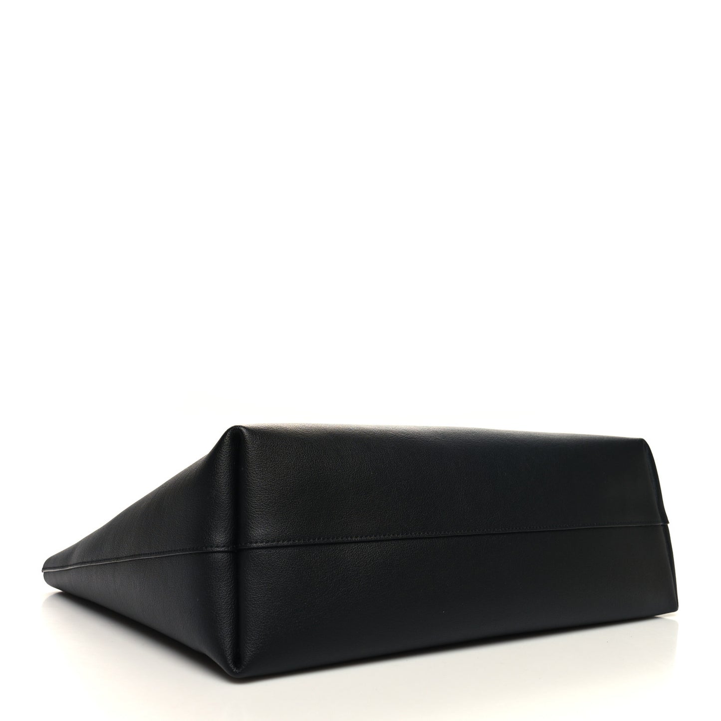 Calfskin Large Shopping Tote Black