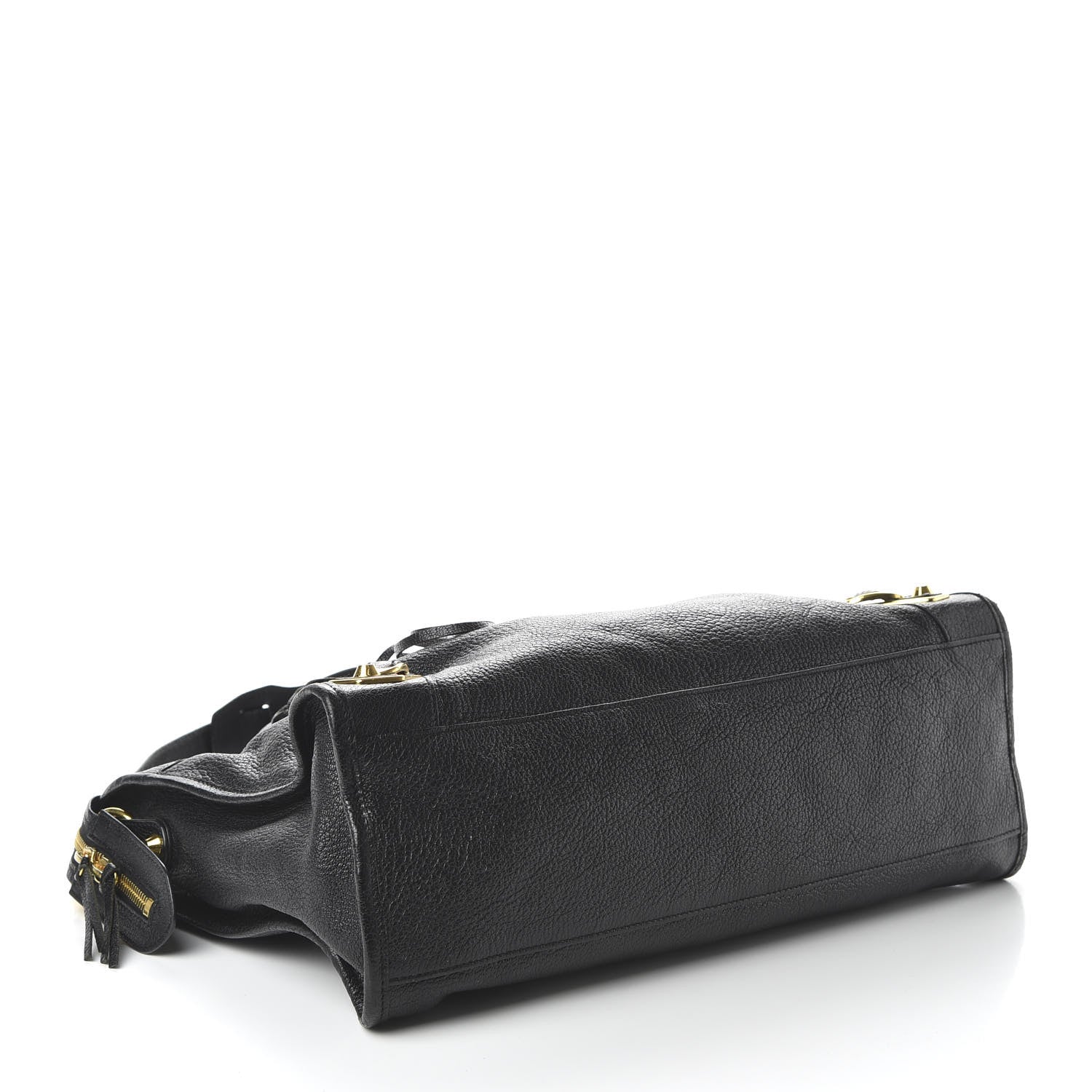 Balenciaga Chevre Gold Metallic Edge Hardware City Black 5 of 11