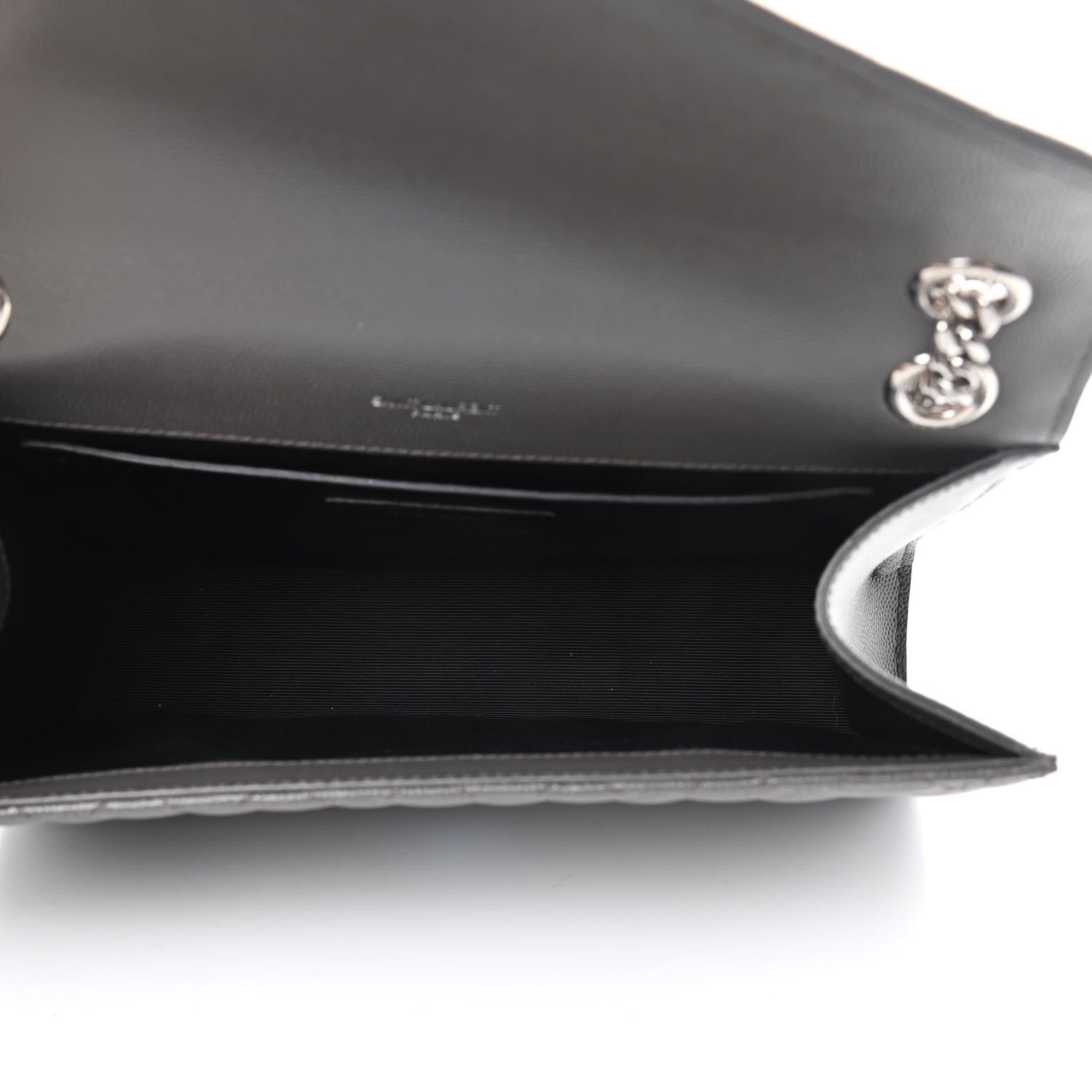 Saint Laurent Grain De Poudre Textured Mixed Matelasse Medium Triquilt Monogram Satchel Earth 5 of 10