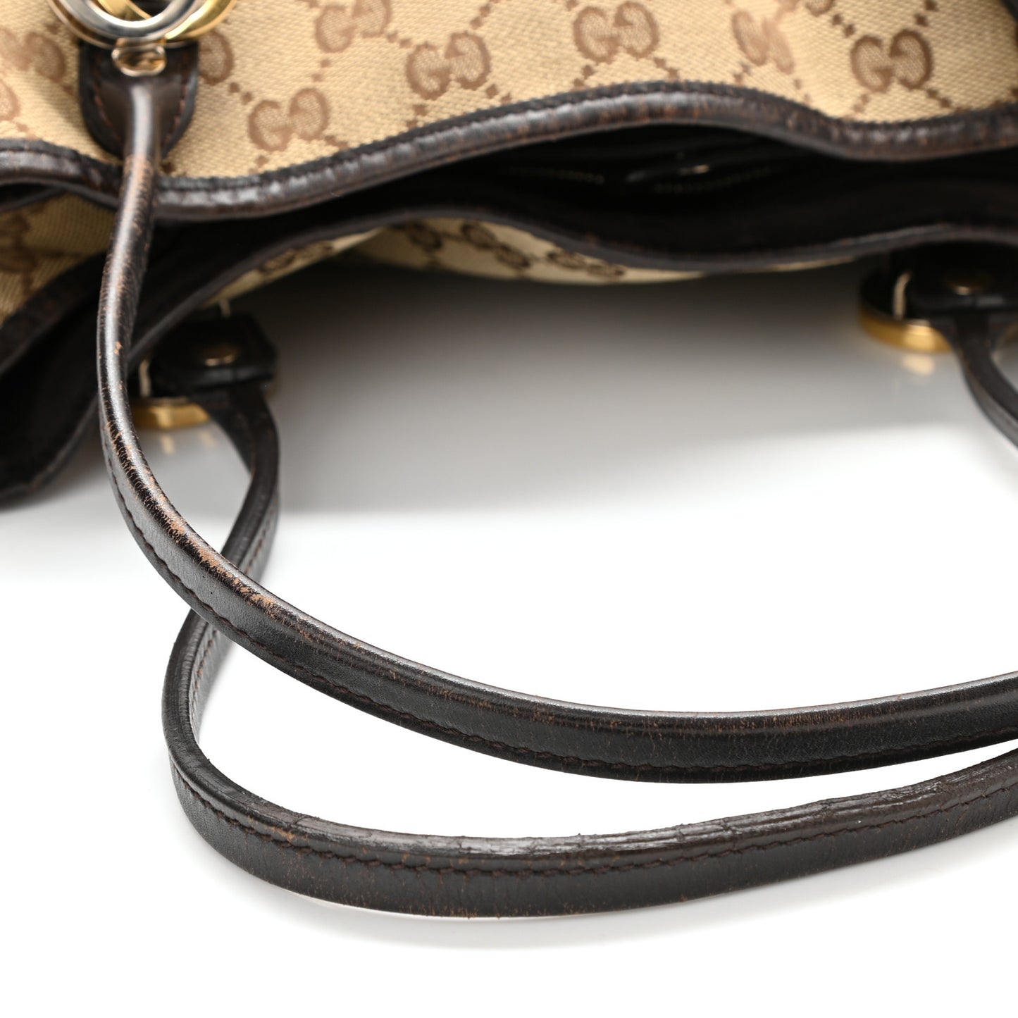 Monogram Medium Twins Tote Dark Brown
