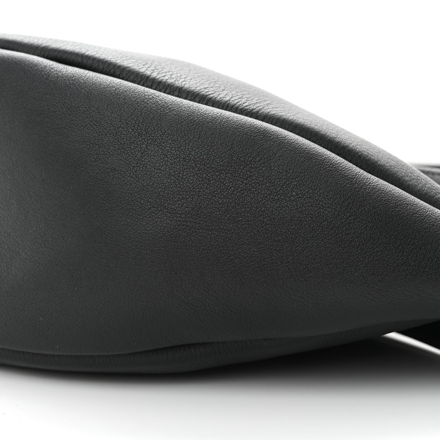 Smooth Calfskin Small Slouchy Banana Bag Black