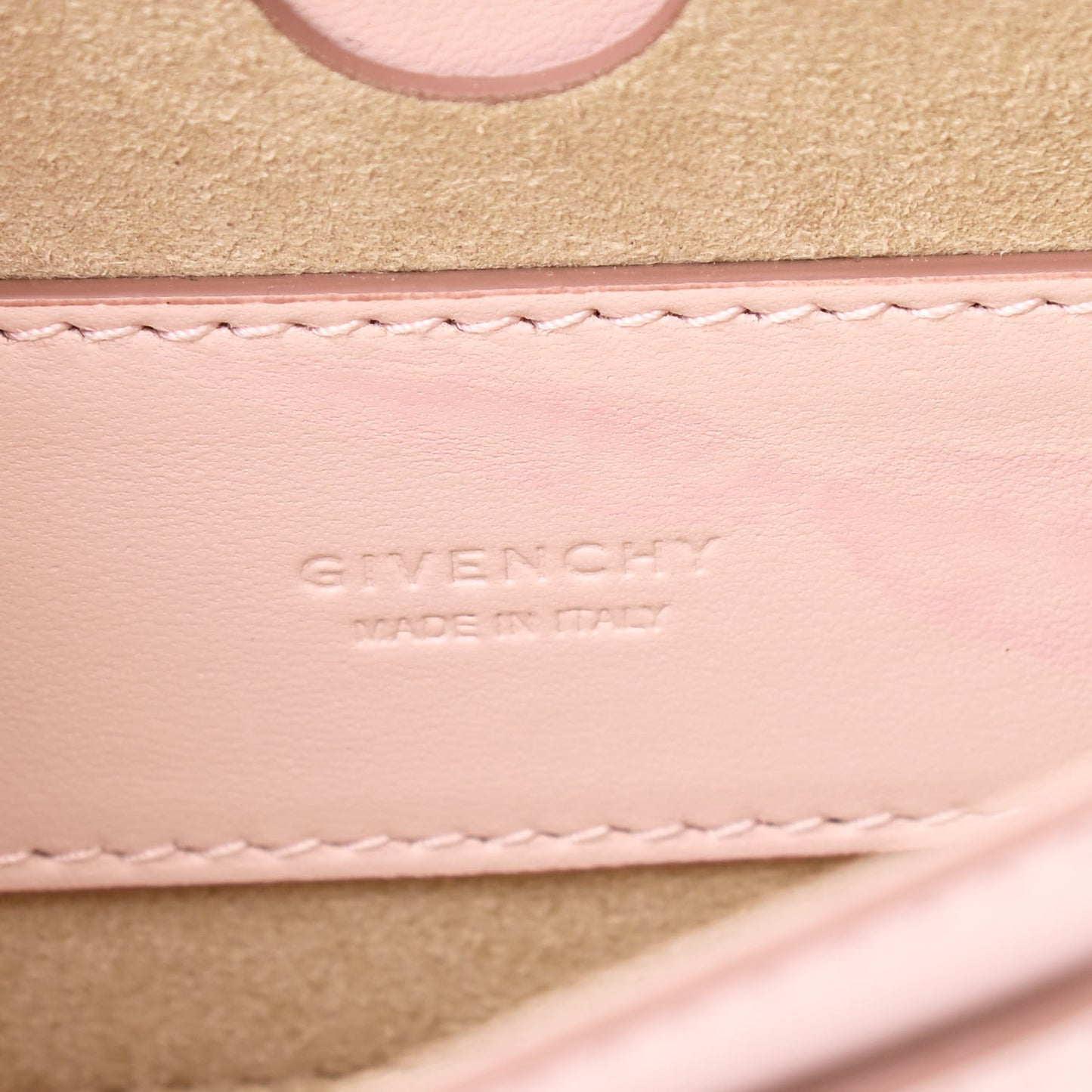 Goatskin Quilted GV3 Mini Pocket Convertible Bag Pale Pink