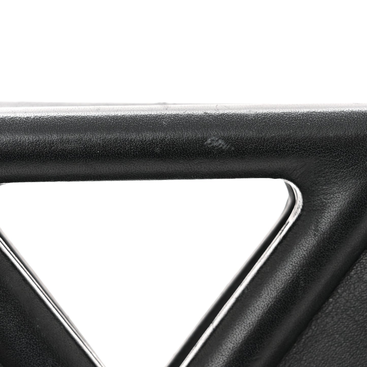 Calfskin Small The Point Triangle Bag Black