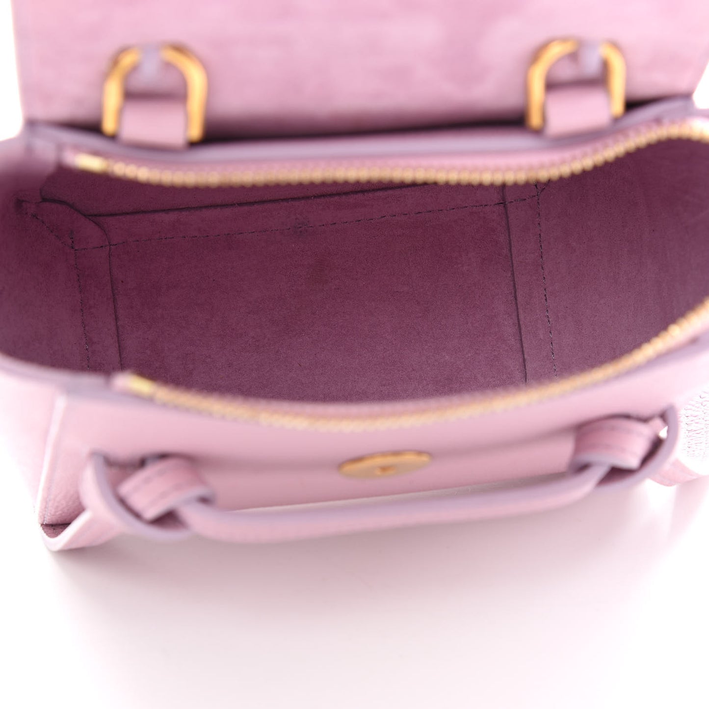 Grained Calfskin Pico Belt Bag Rose Quartz