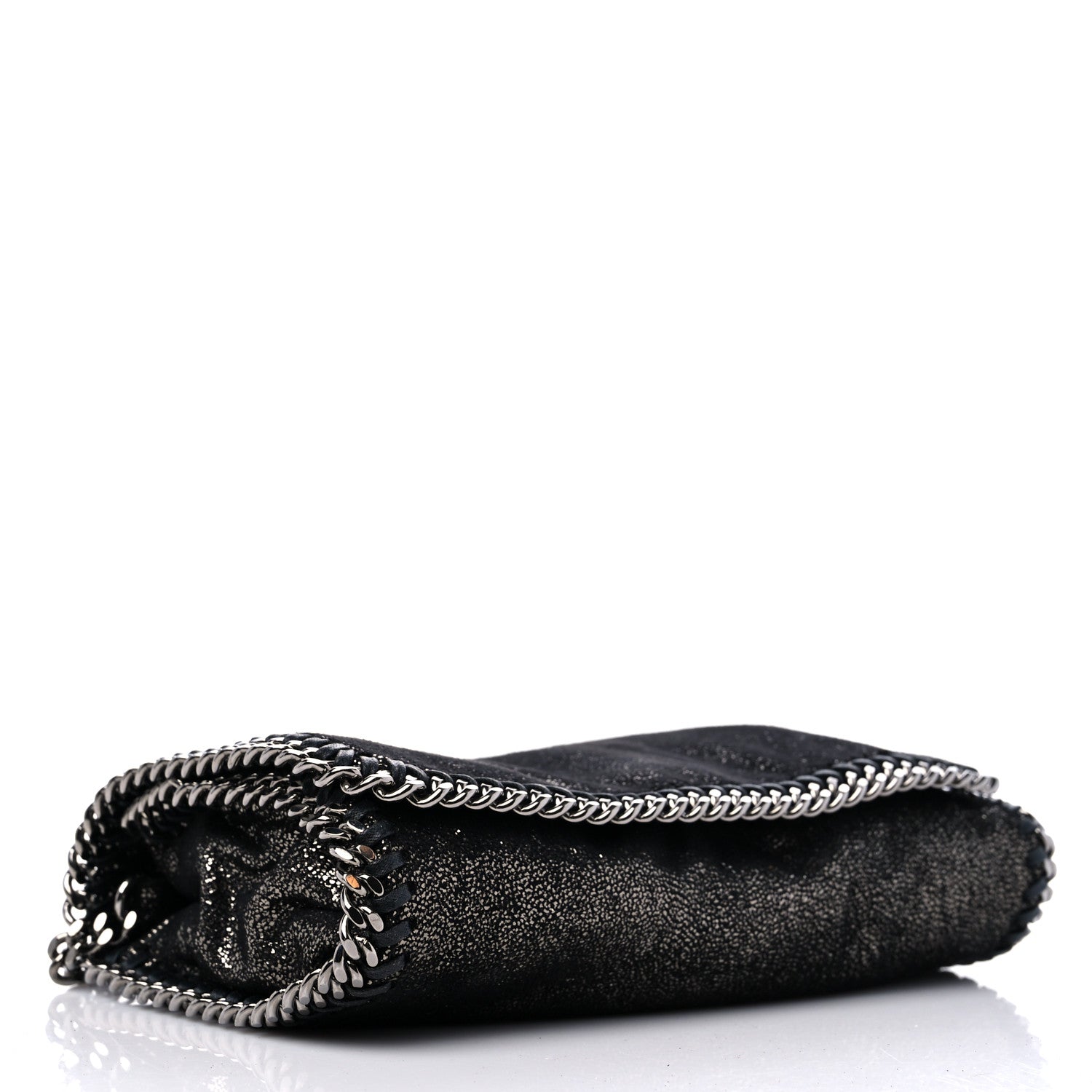 Stella McCartney Chamois Shiny Dotted Falabella Crossbody Bag Ruthenium 4 of 10
