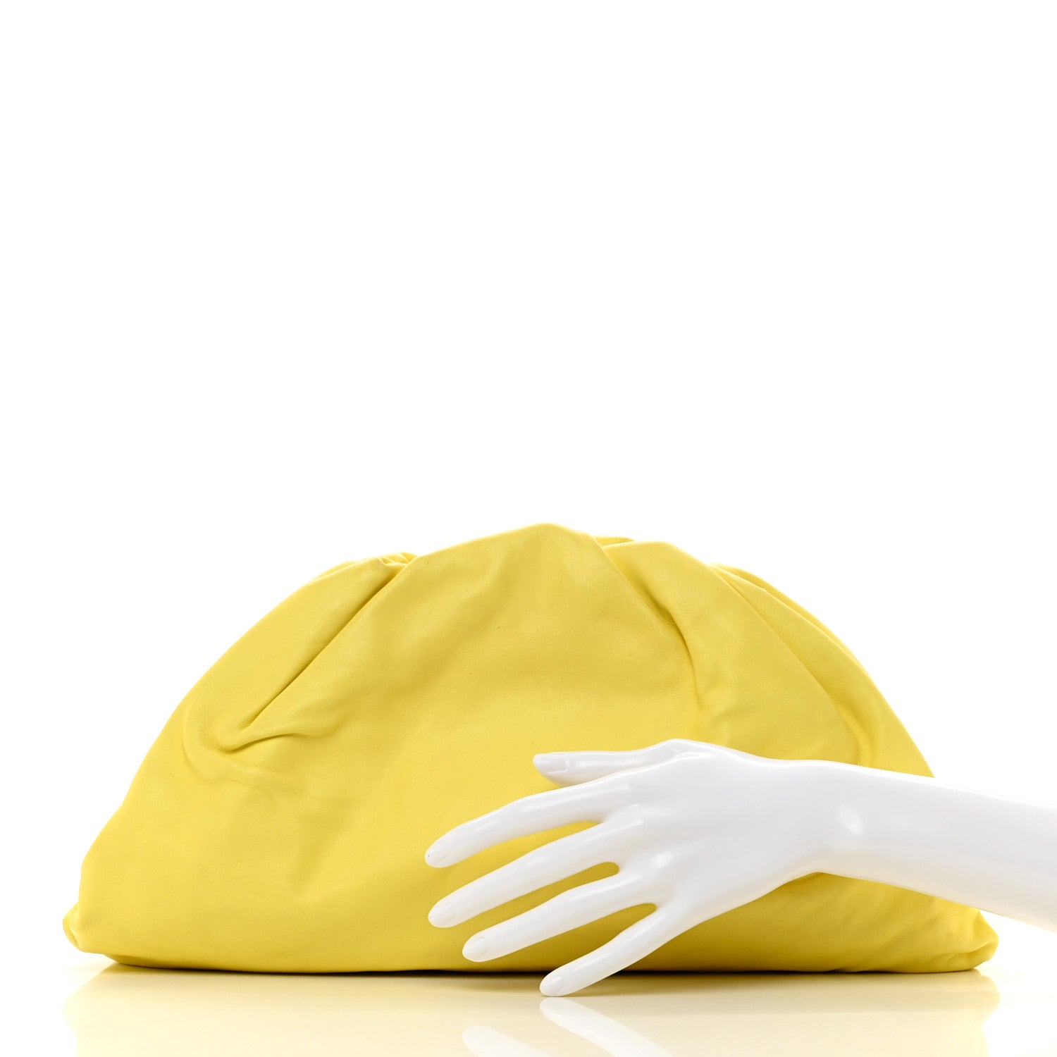 Bottega Veneta Smooth Butter Calf The Pouch Oversized Clutch Sherbert 2 of 10