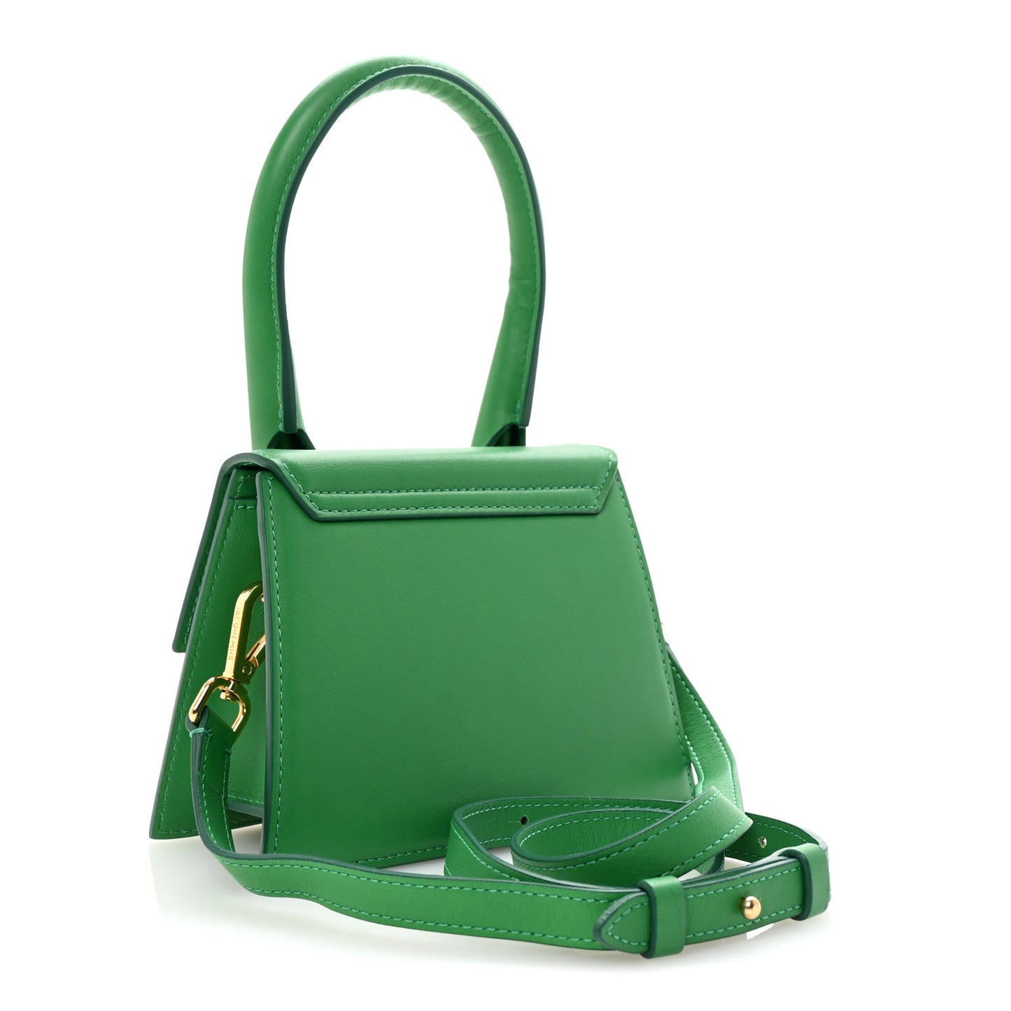 Smooth Calfskin Le Chiquito Moyen Green