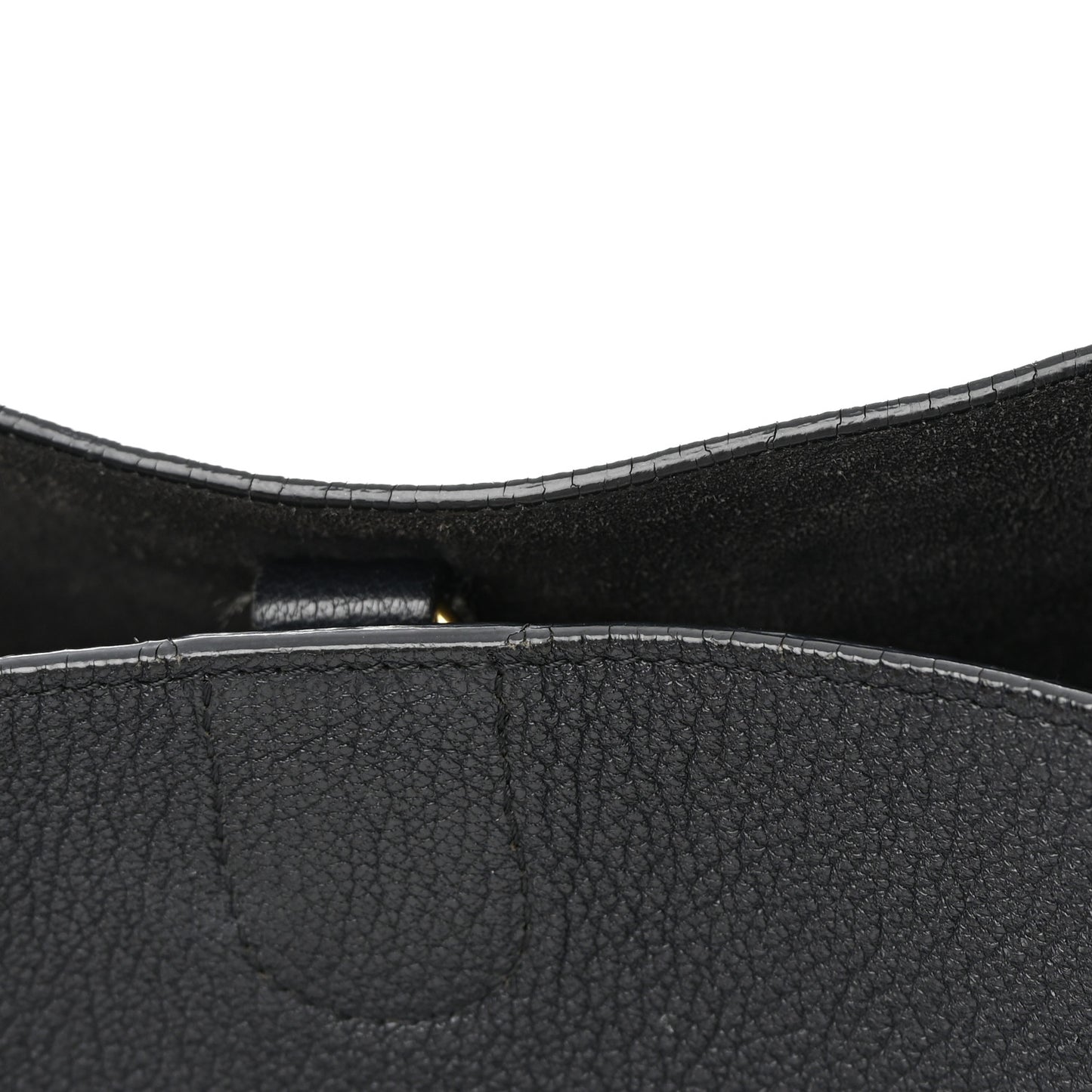 Soft Grained Calfskin Small Sangle Bucket Bag Navy