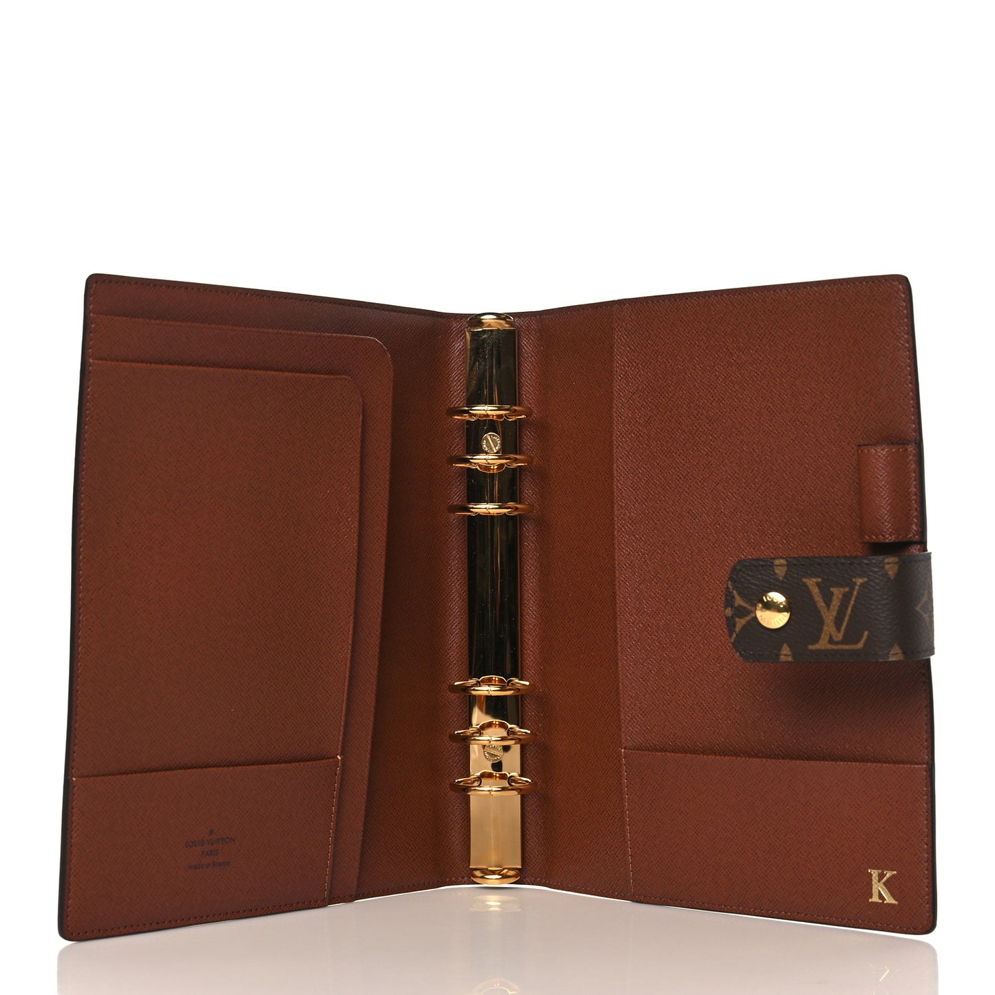 Monogram Large Ring Agenda Cover