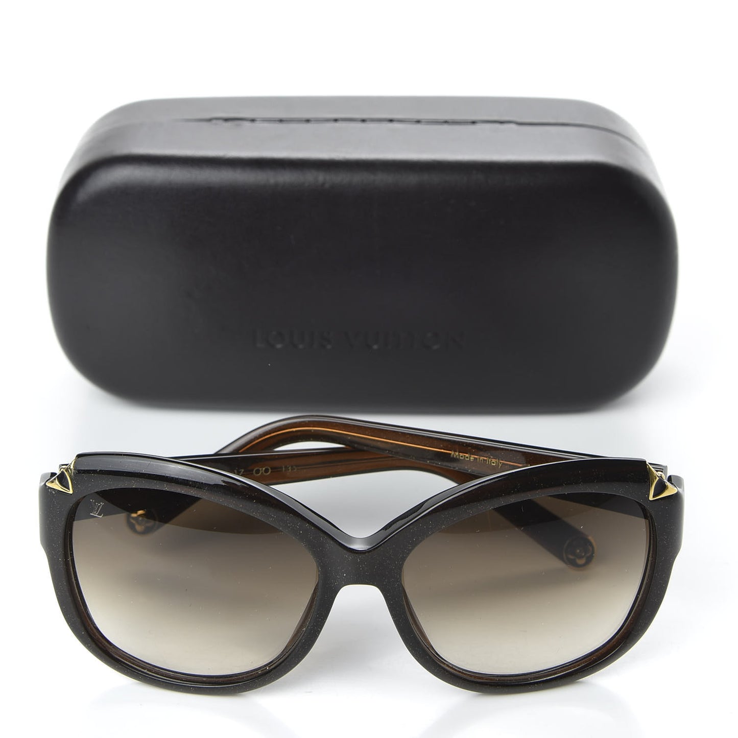 Hortensia Cat Eye Sunglasses Z0486W Brown Glitter