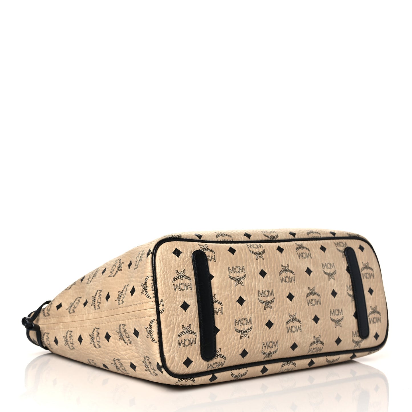 Visetos Medium Liz Reversible Shopper Tote Beige