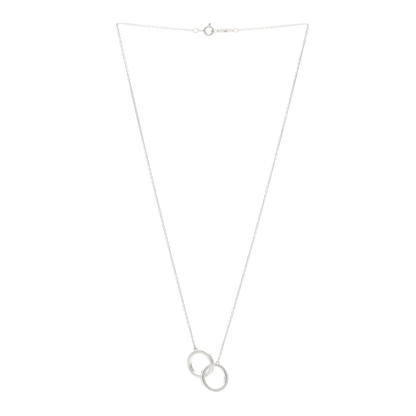 Sterling Silver 1837 Interlocking Circles Pendant Necklace