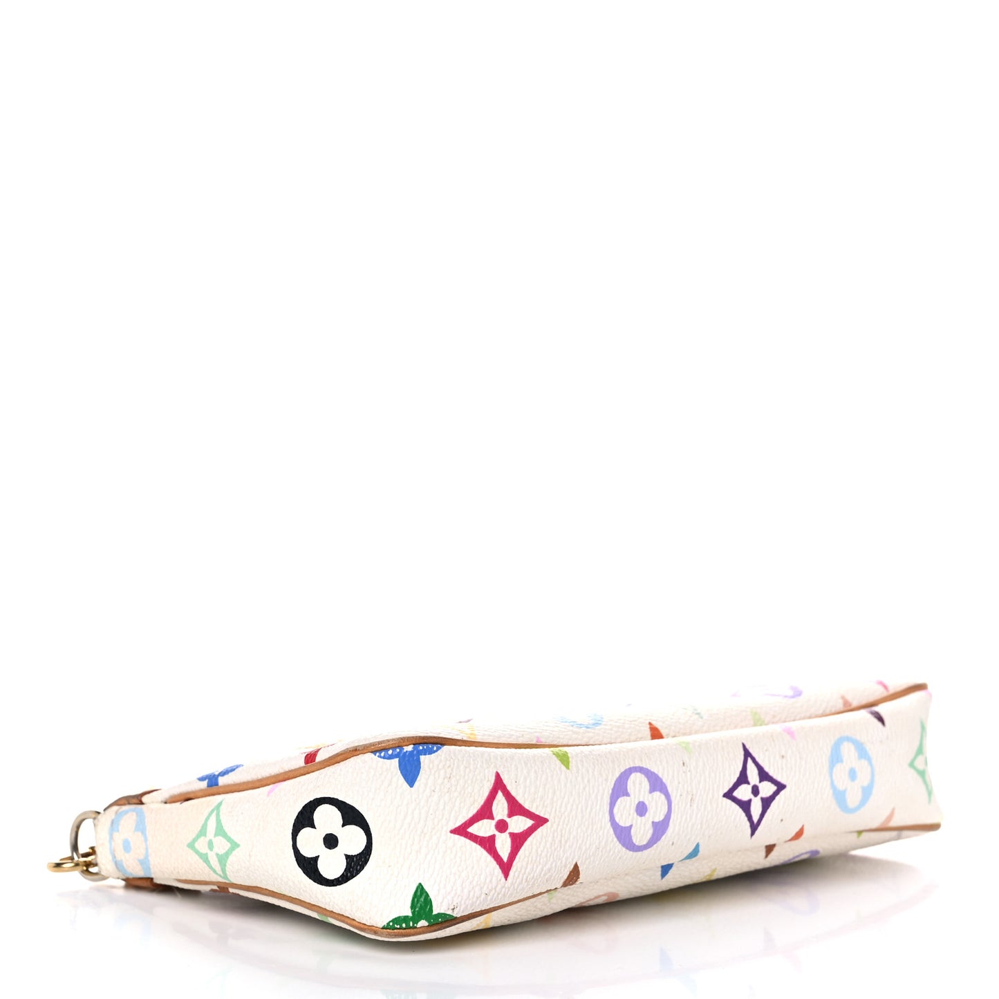 Monogram Multicolor Pochette Accessories White