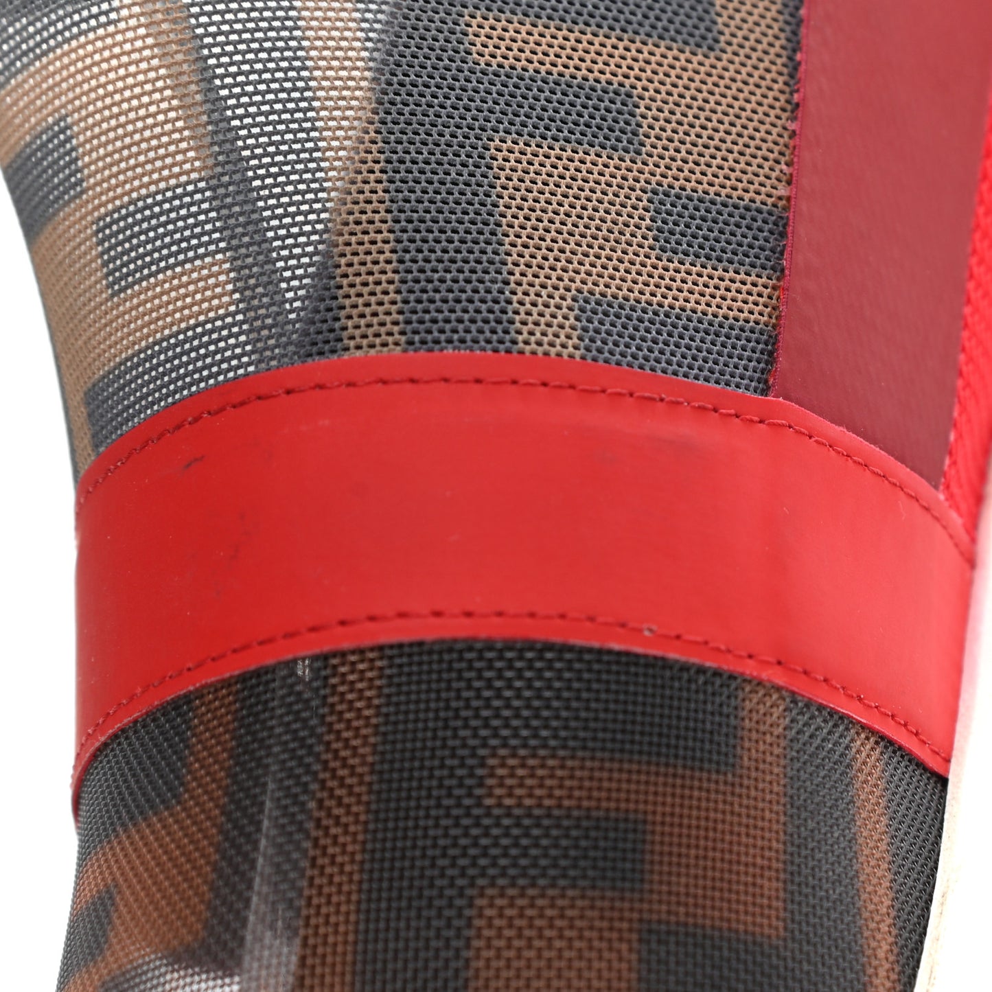 Technical Mesh FF Sneakers 36 Tobacco Red