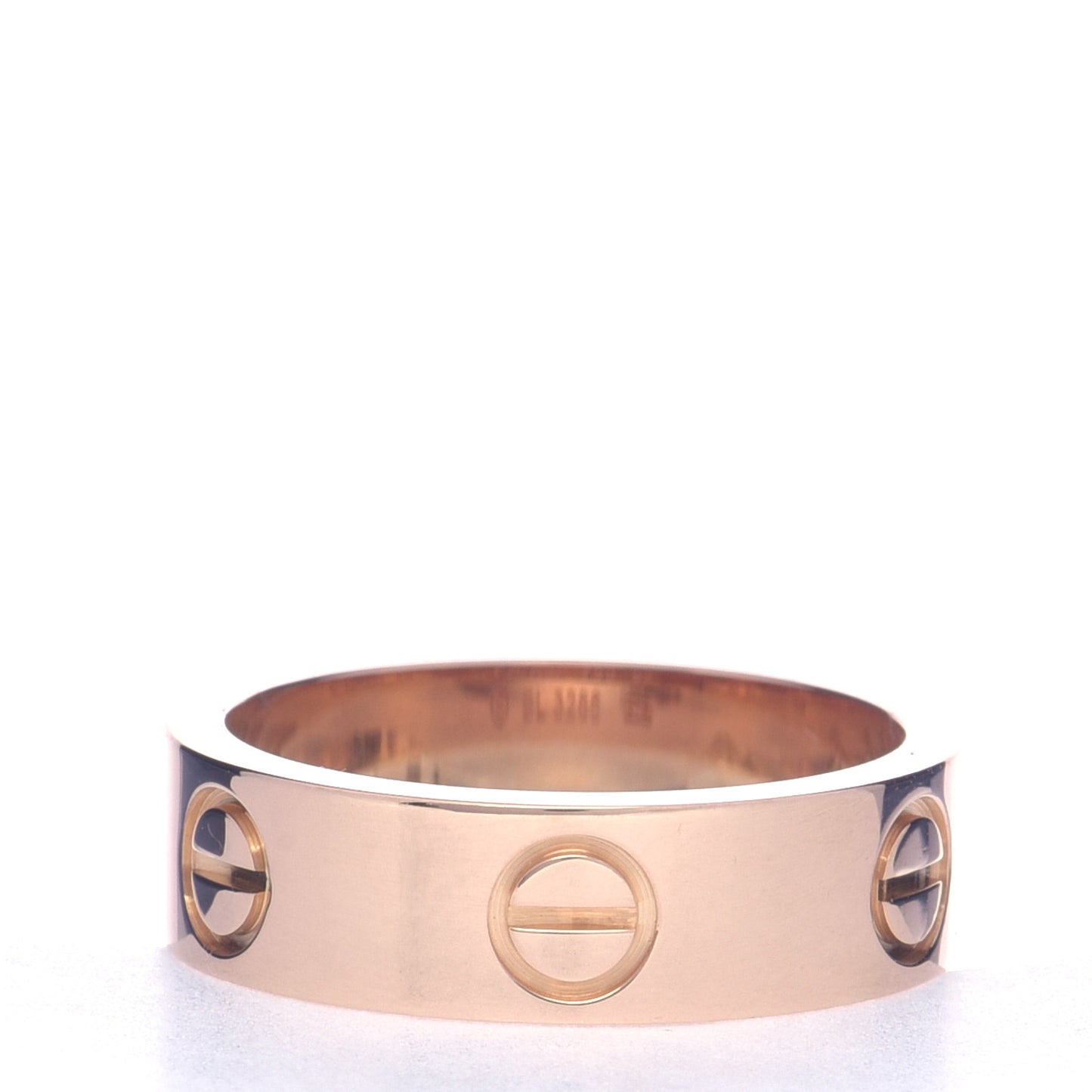 18K Pink Gold 5.5mm LOVE Ring 52 6
