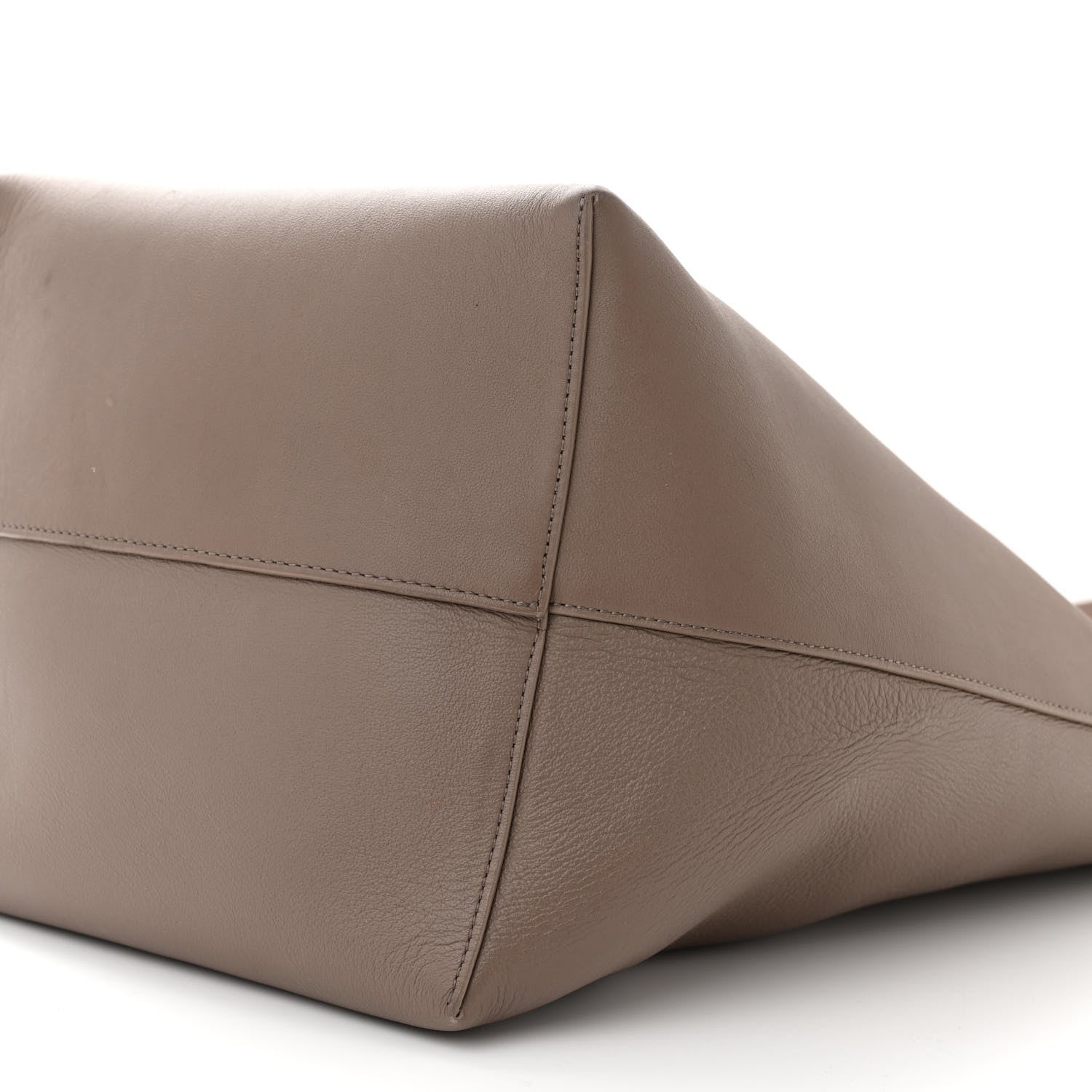 The Row Grained Calfskin Large N/S Park Tote French Grey 10 of 15