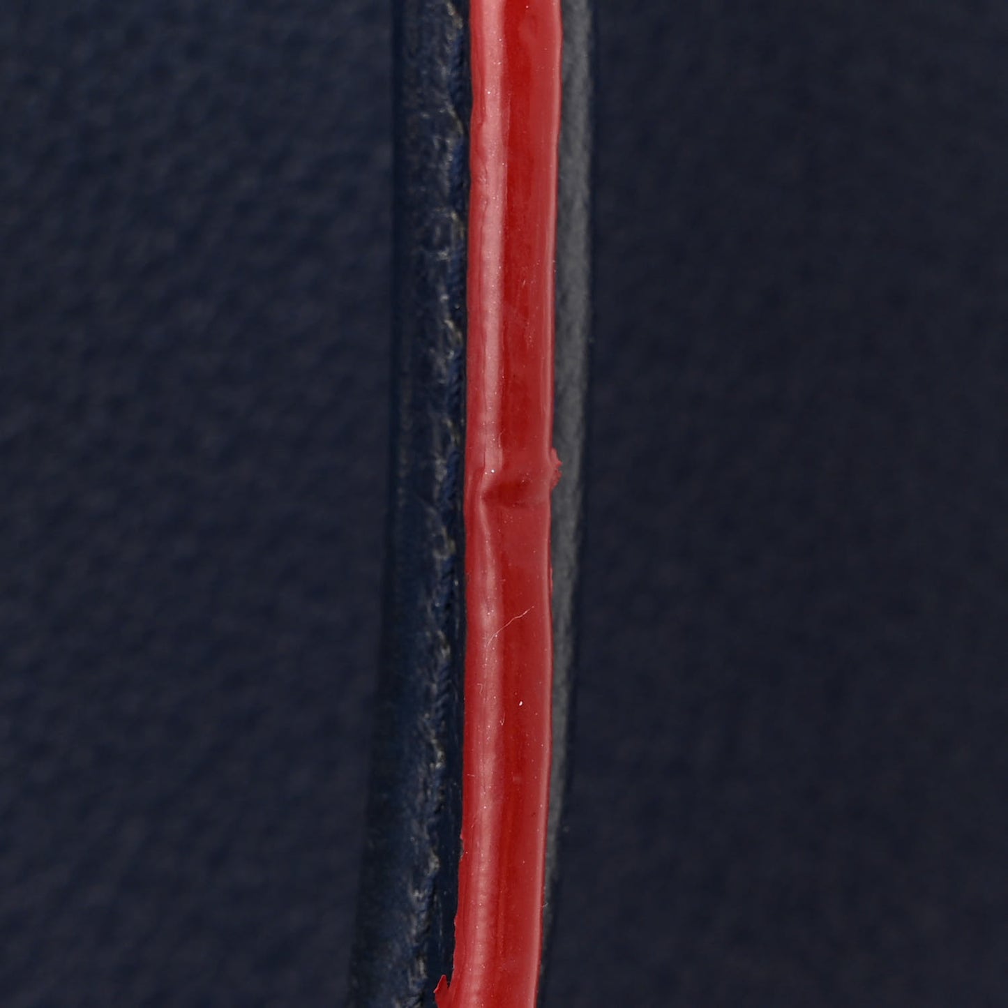 Calfskin Lockme Day Marine Rouge