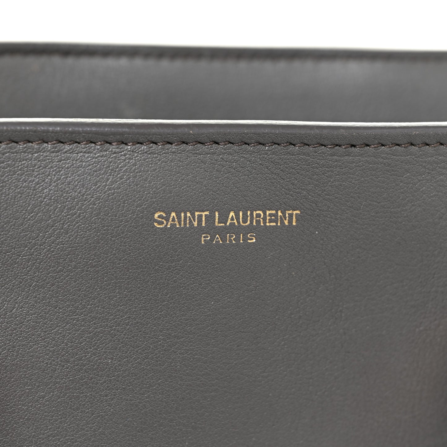 Calfskin Small Monogram Cabas Grey