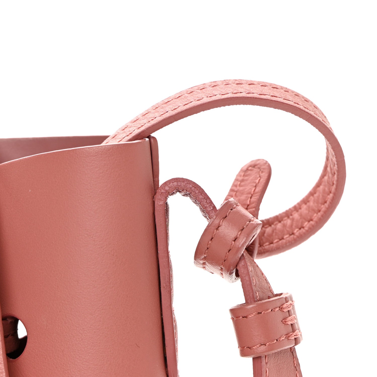 Mansur Gavriel Calfskin Bucket Bag Blush 15 of 19