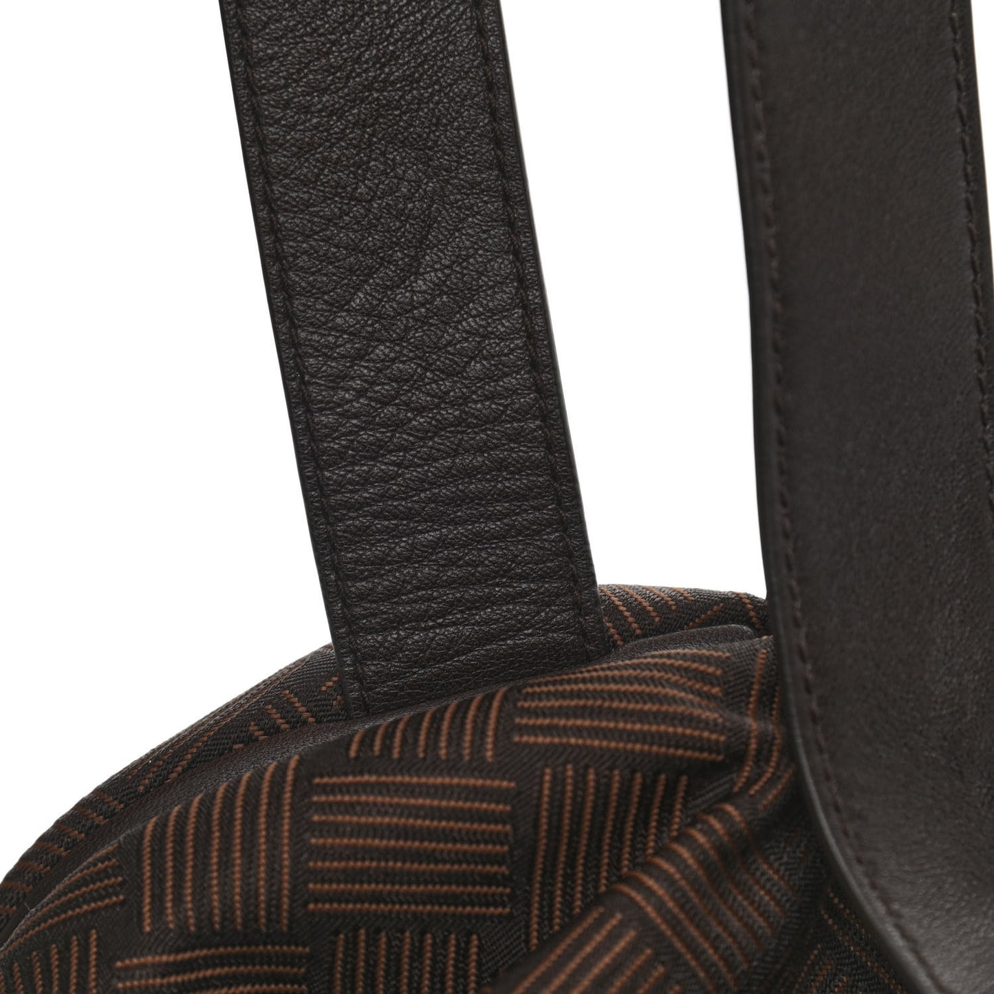 Nylon Jacquard Large The Point Triangle Bag Fondant