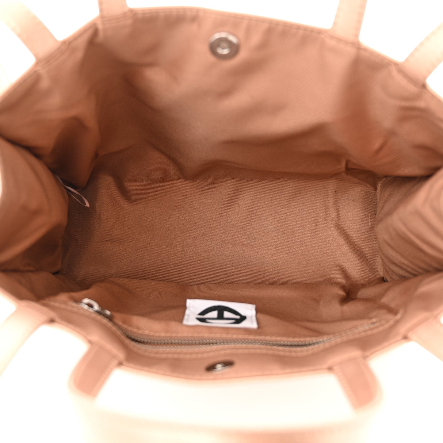 Metallic Vegan Leather Medium Shopping Bag Copper