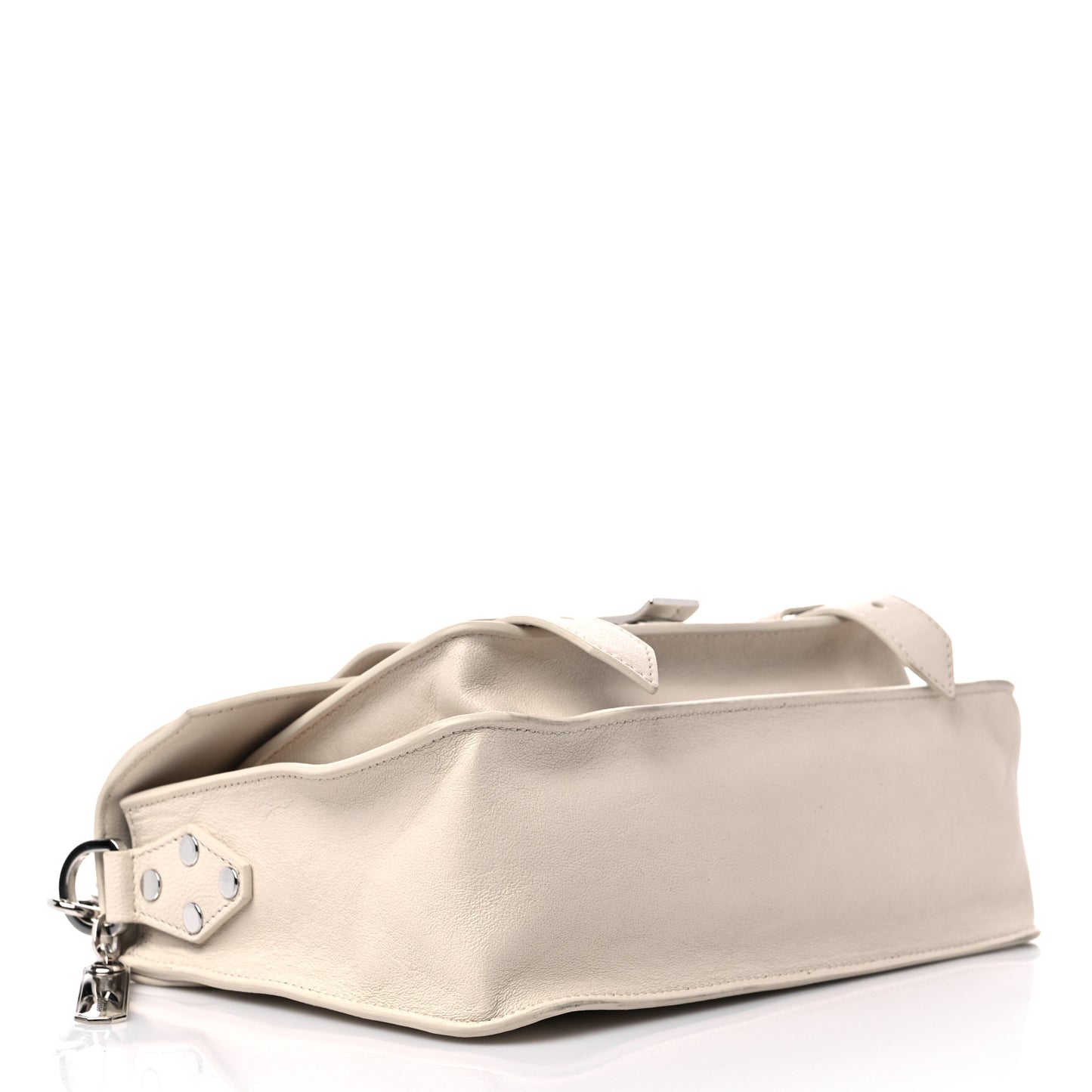 Lambskin Tiny PS1 Satchel White