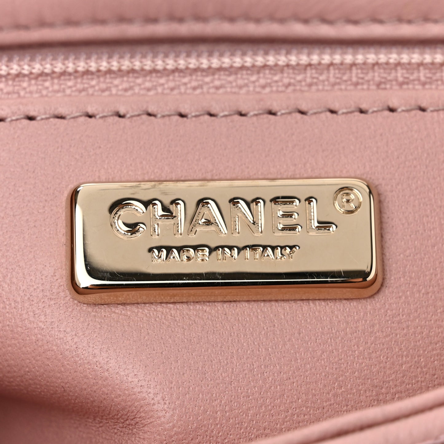 Lambskin Crystal Diamante Small Flap Light Pink