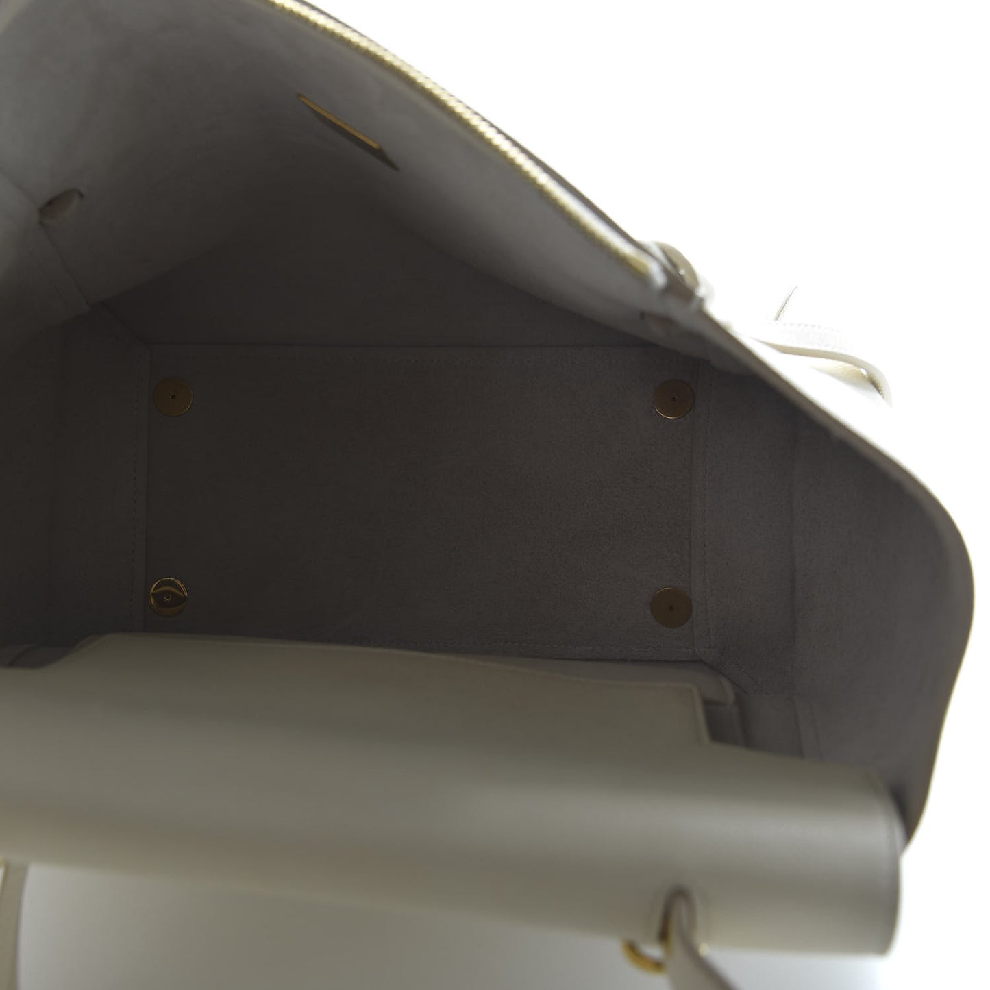 Grained Calfskin Mini Belt Bag White