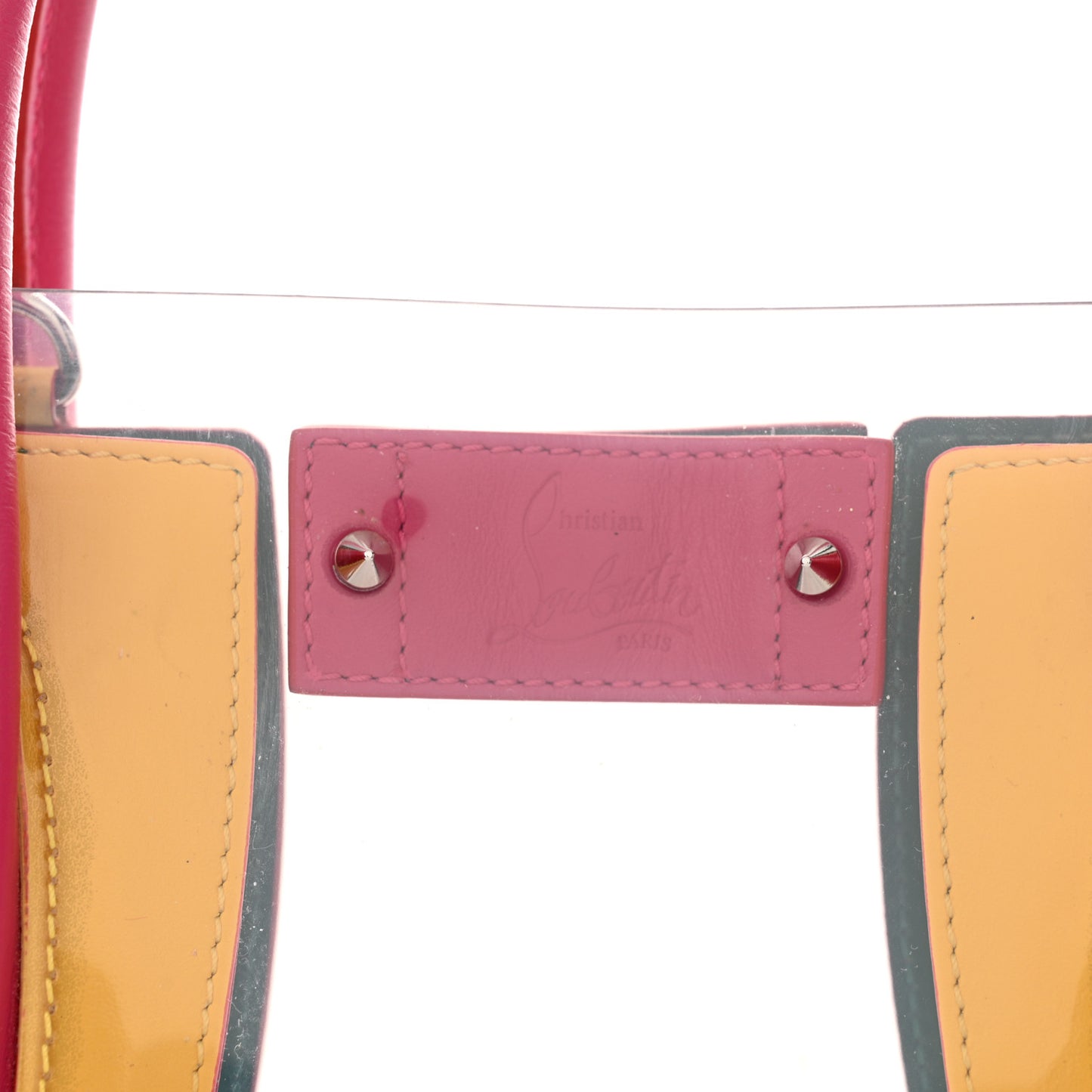 PVC Calfskin Spiked Medium Paloma Multicolor