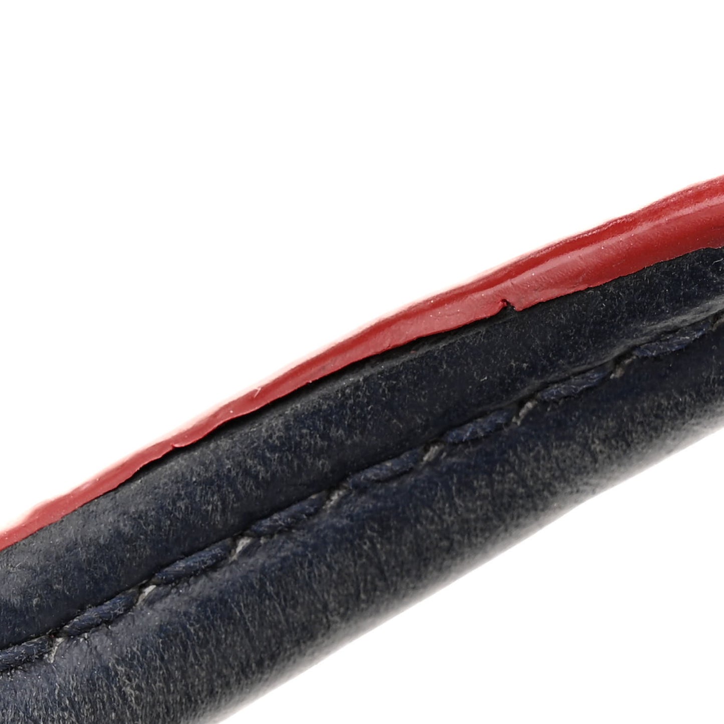 Calfskin Lockme Day Marine Rouge
