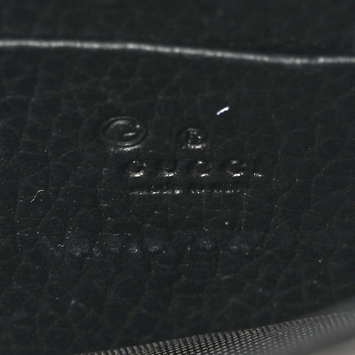 Dollar Calfskin Interlocking G Chain Wallet Black