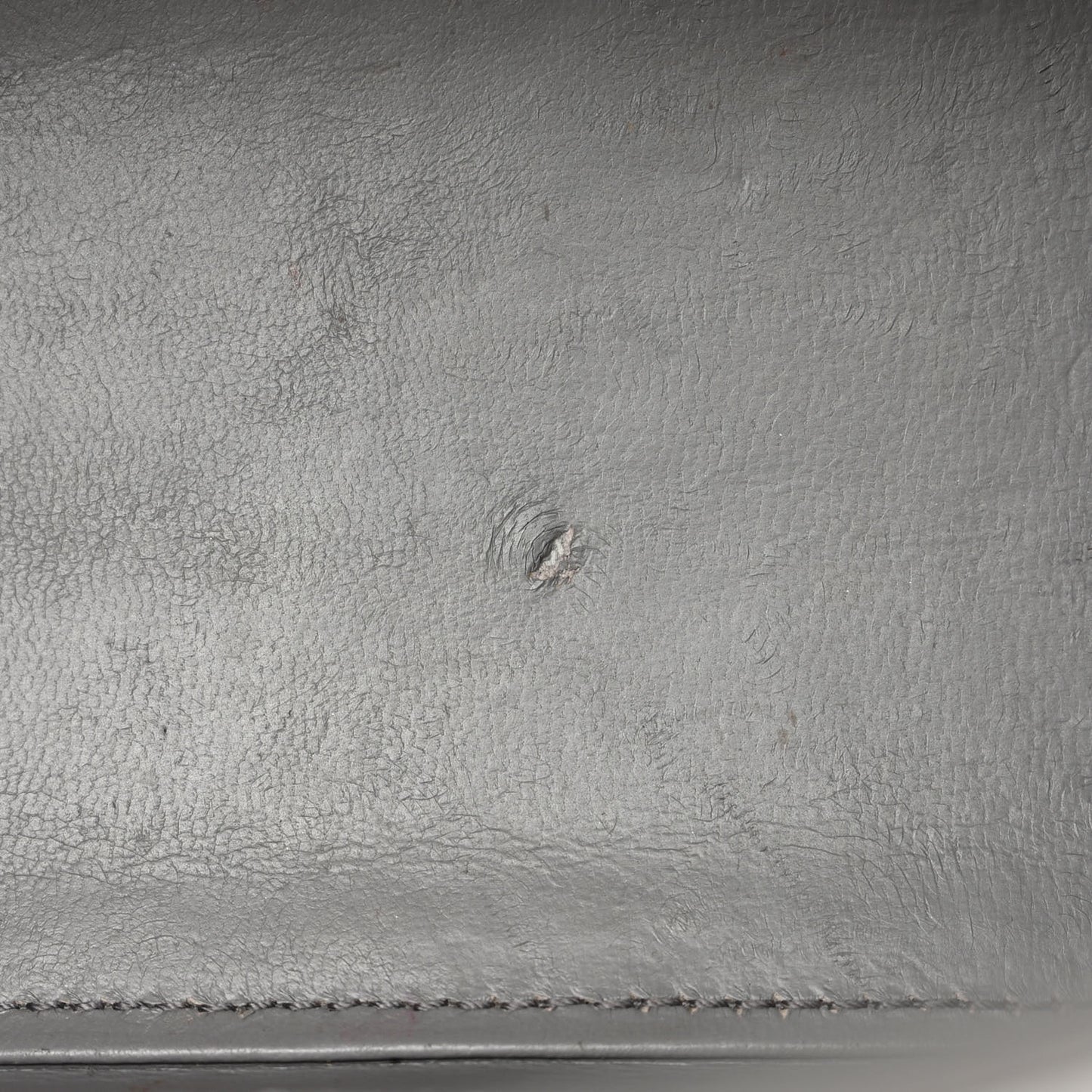 Shiny Calfskin Crocodile Embossed Medium Hourglass Top Handle Bag Balenciaga Grey