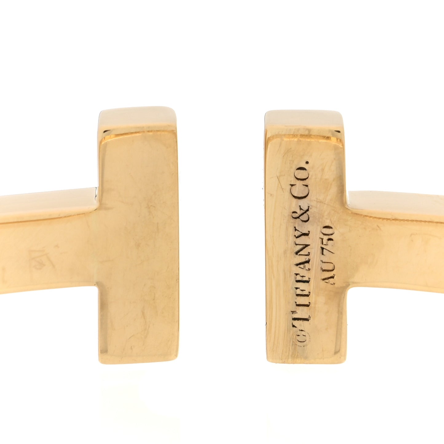 18K Yellow Gold T Square Bracelet