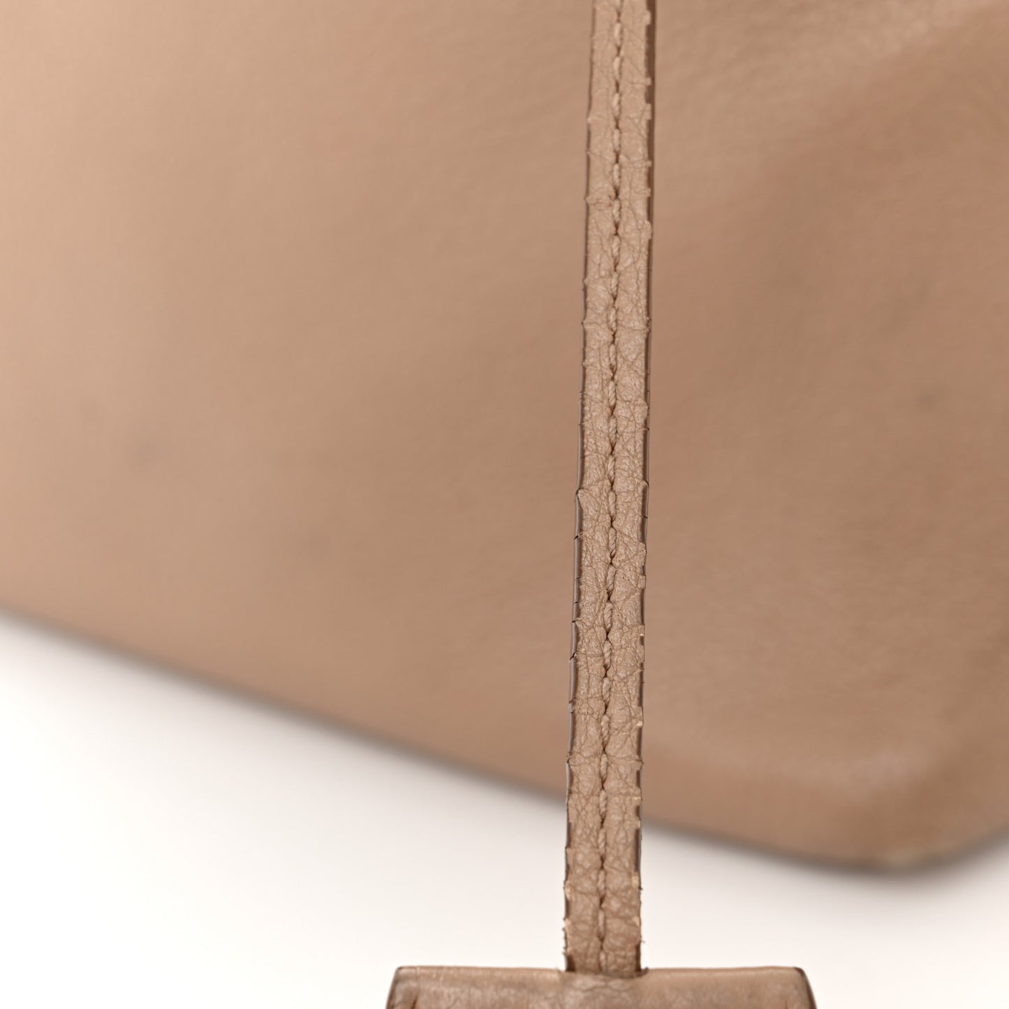 Vitello Daino Mini Shopping Tote Cammeo