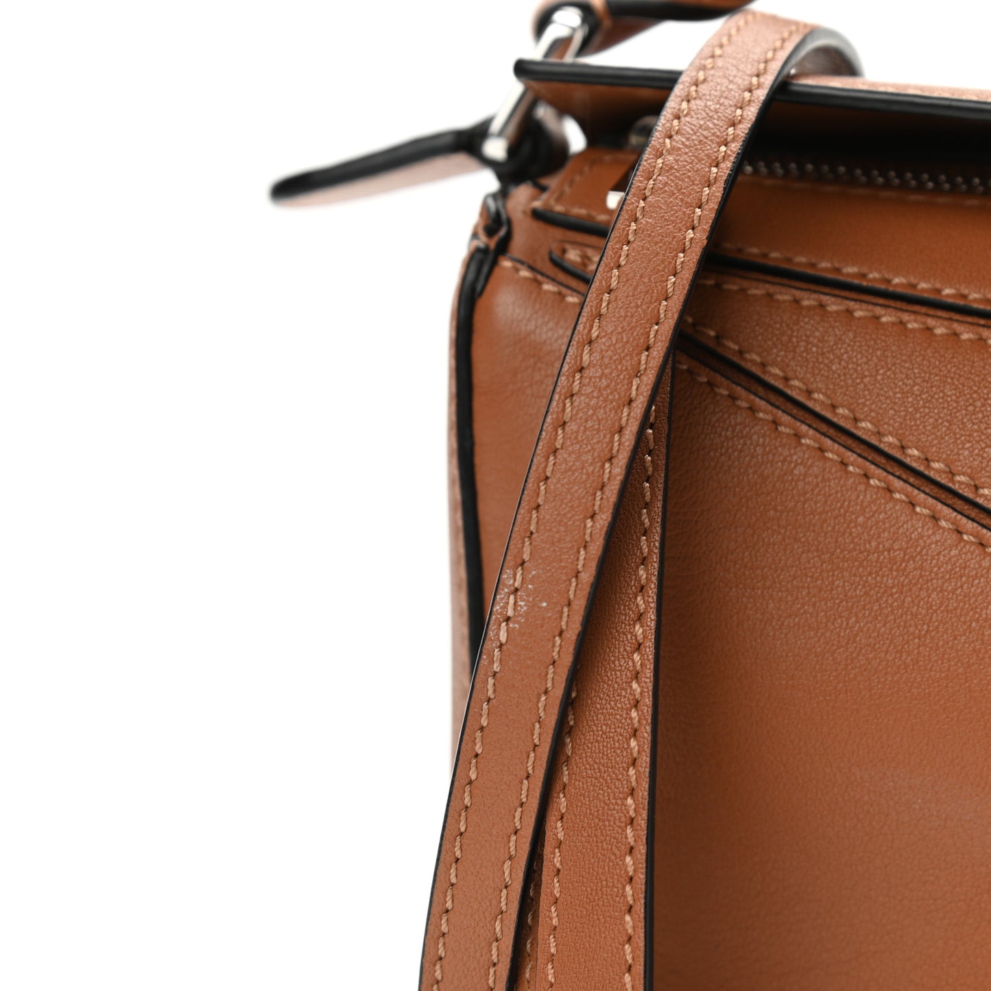 Calfskin Mini Puzzle Bag Tan