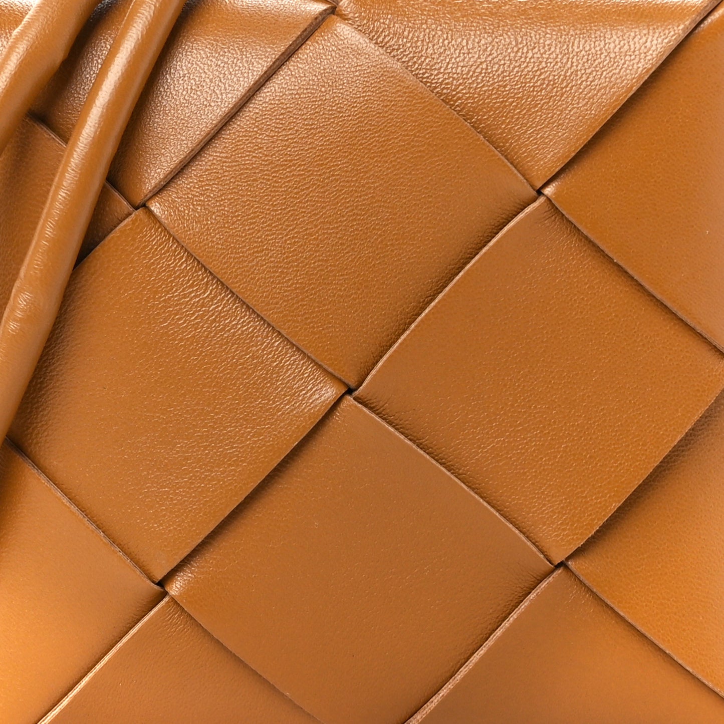 Lambskin Maxi Intrecciato Mini Cassette Camera Bag Acorn