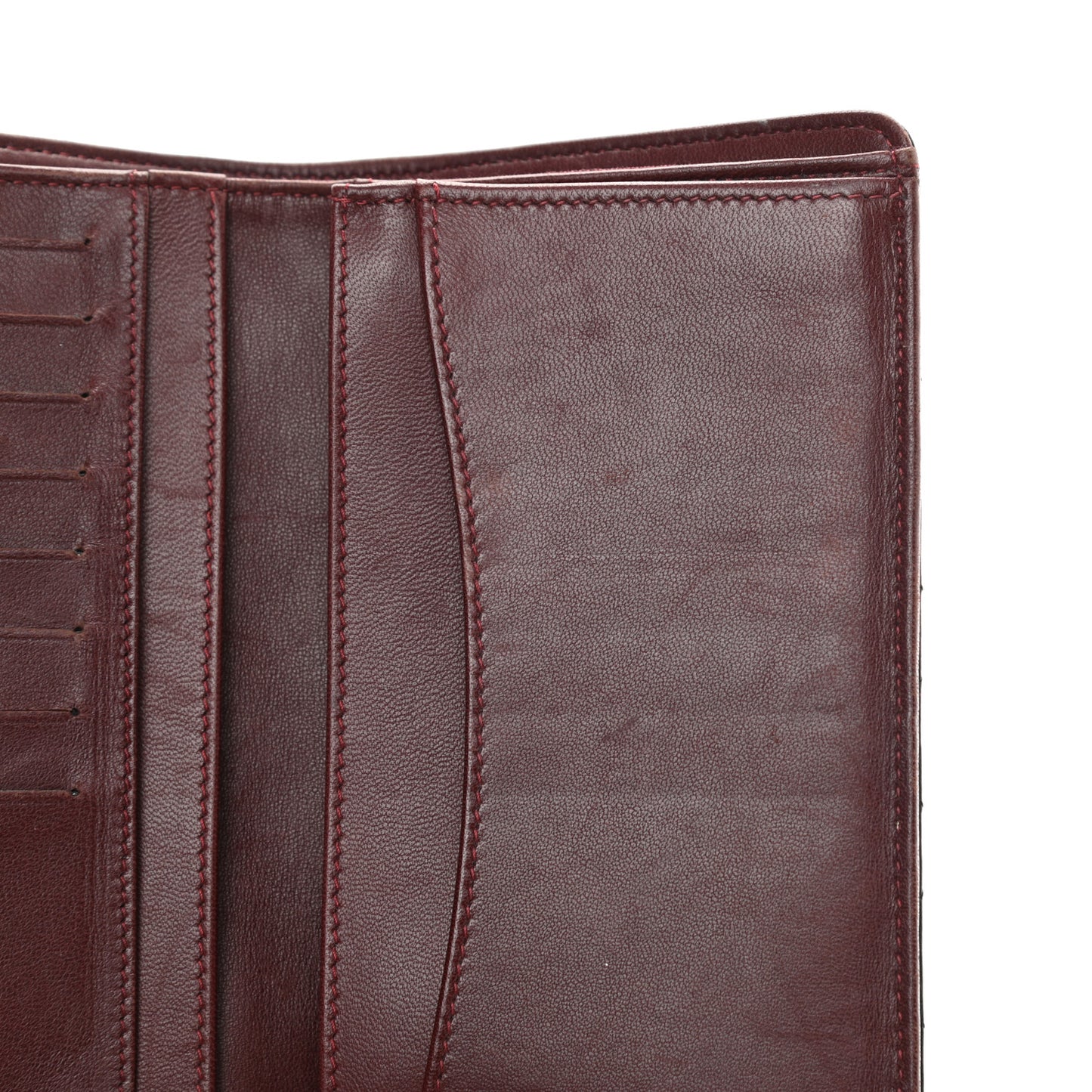 Lambskin Quilted Yen Wallet Black
