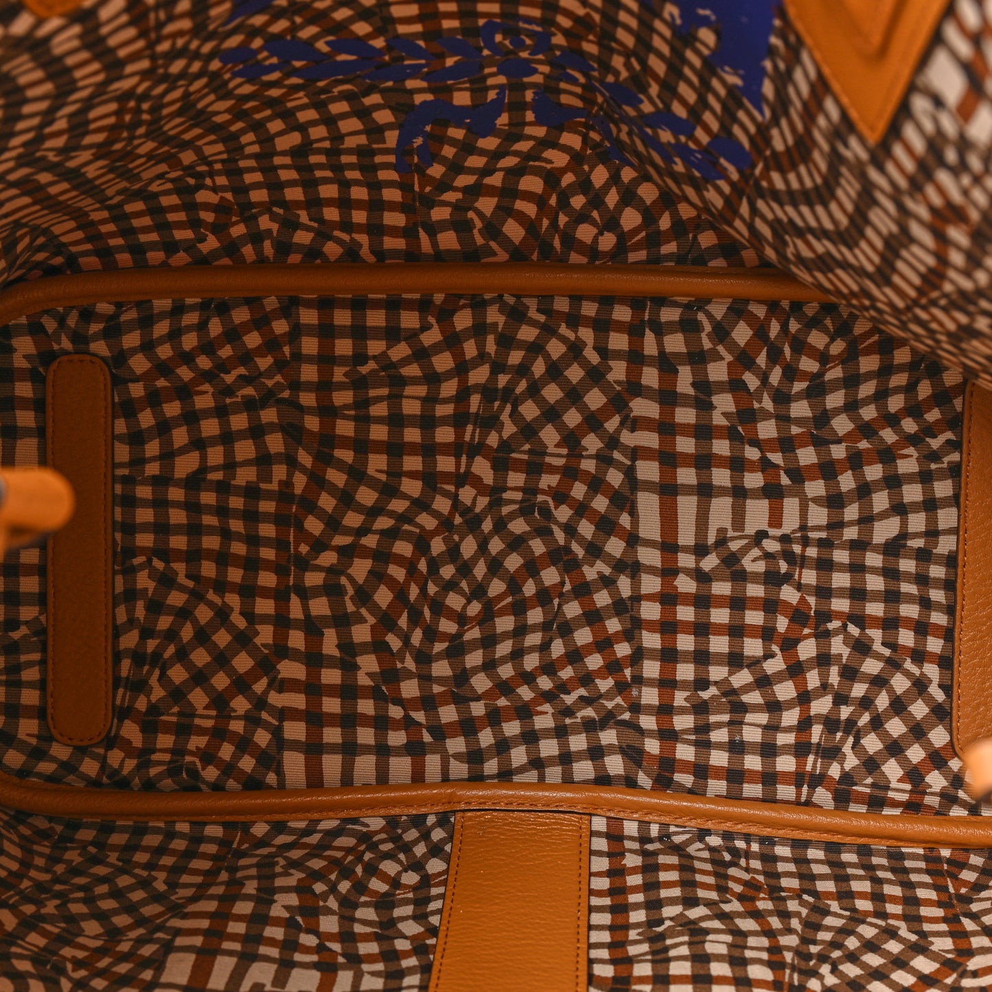 Visetos Large Liz Reversible Shopper Tote Cognac