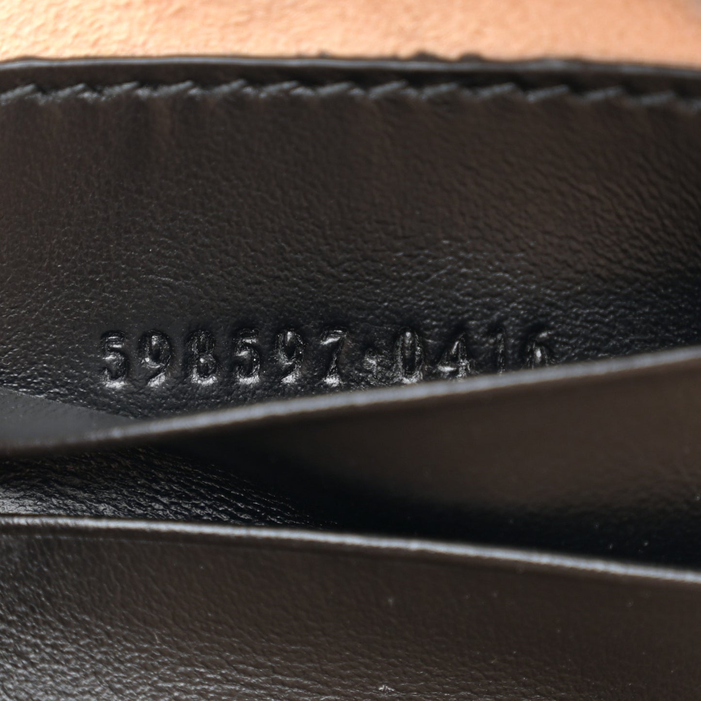 Calfskin Matelasse Mini GG Marmont Crossbody Bag Black